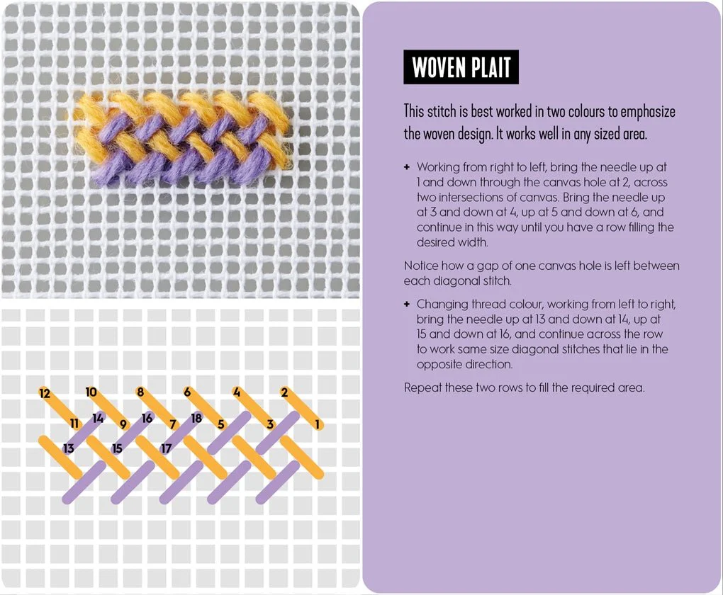 Needlepoint: A Modern Stitch Directory in 50 Cards - Image 10