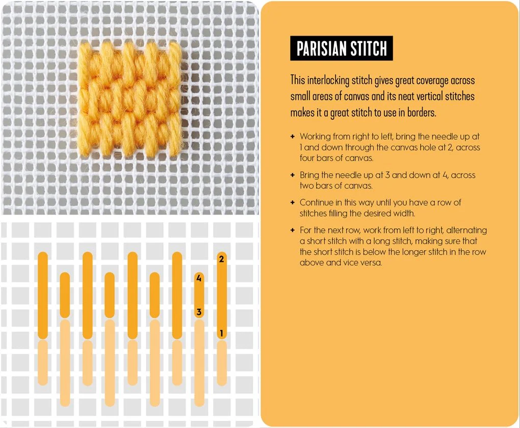 Needlepoint: A Modern Stitch Directory in 50 Cards - Image 8
