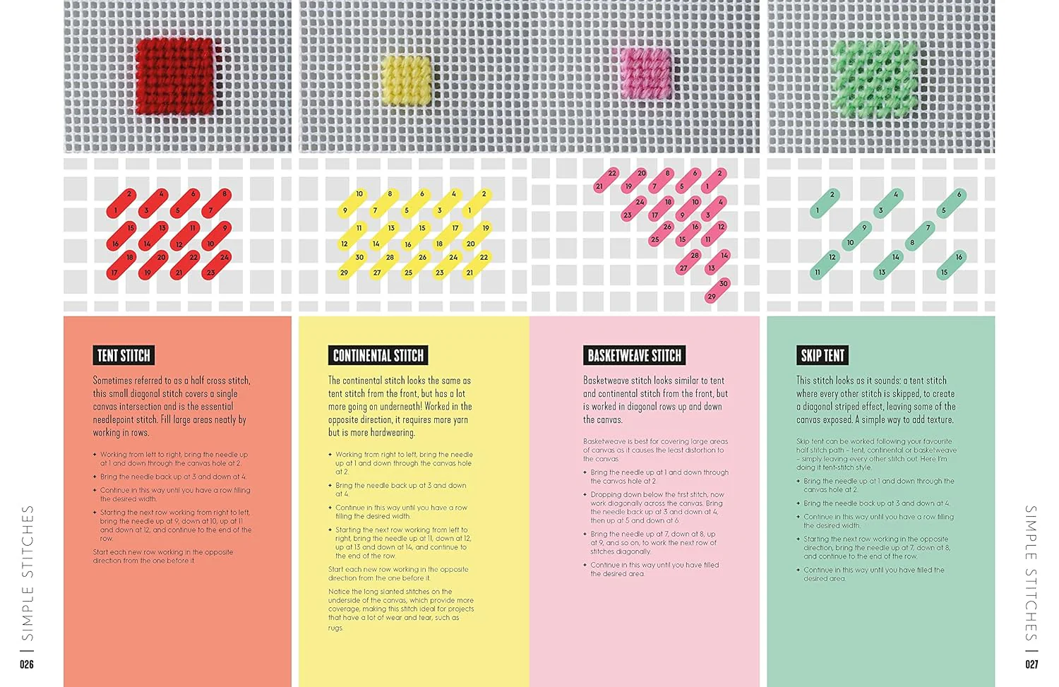 Needlepoint: A Modern Stitch Directory Book - Image 2
