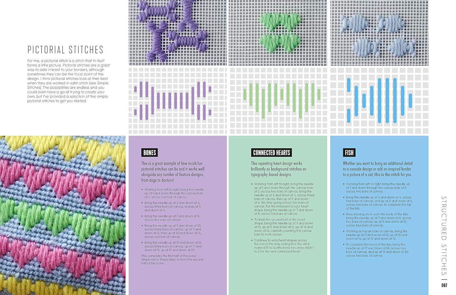 Needlepoint: A Modern Stitch Directory Book - Image 3