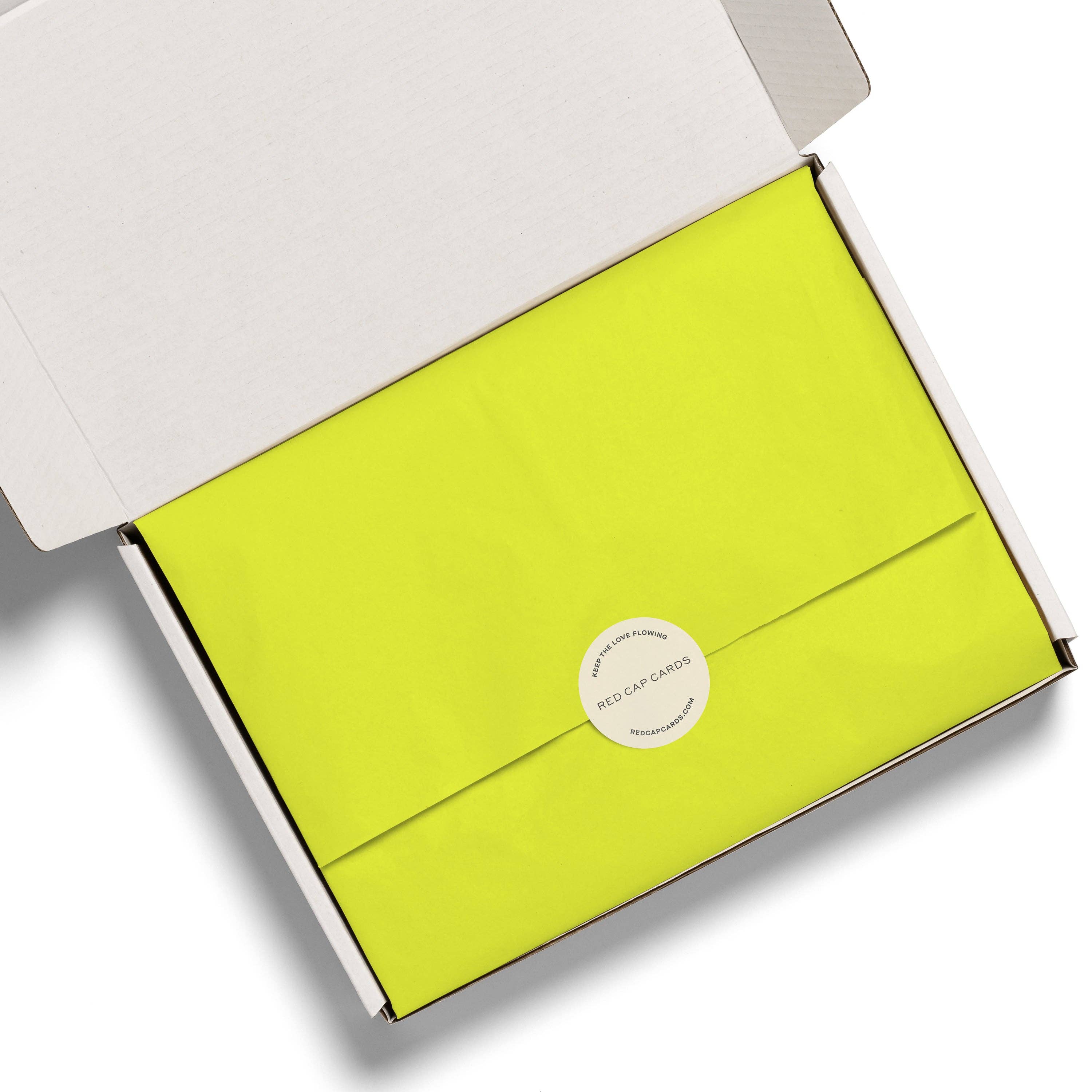 Neon Yellow Tissue Paper - Image 2
