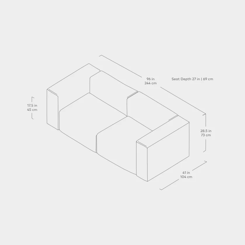 Nest Modular 2-Piece Sofa - Image 18
