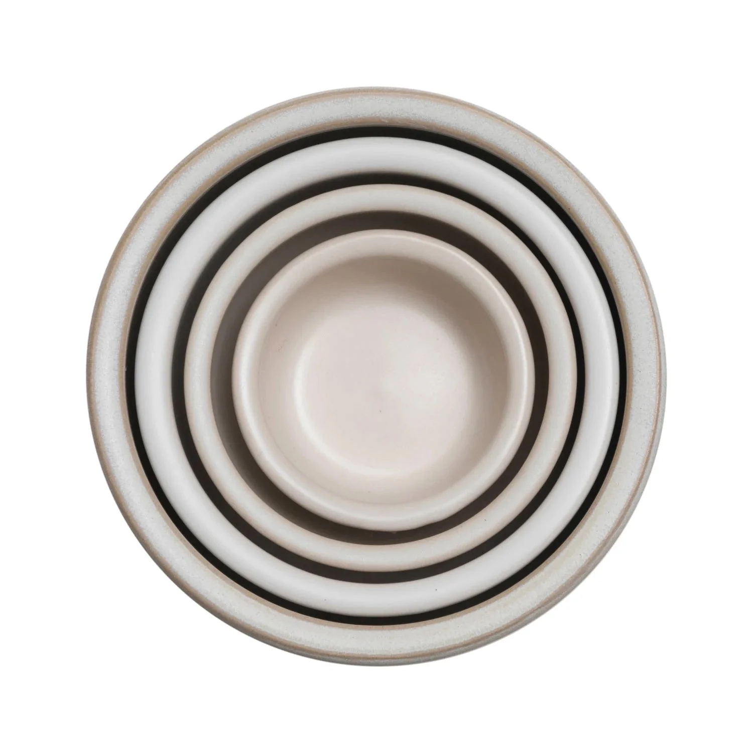 Stoneware Nesting Bowls: Set of 4 - Image 2