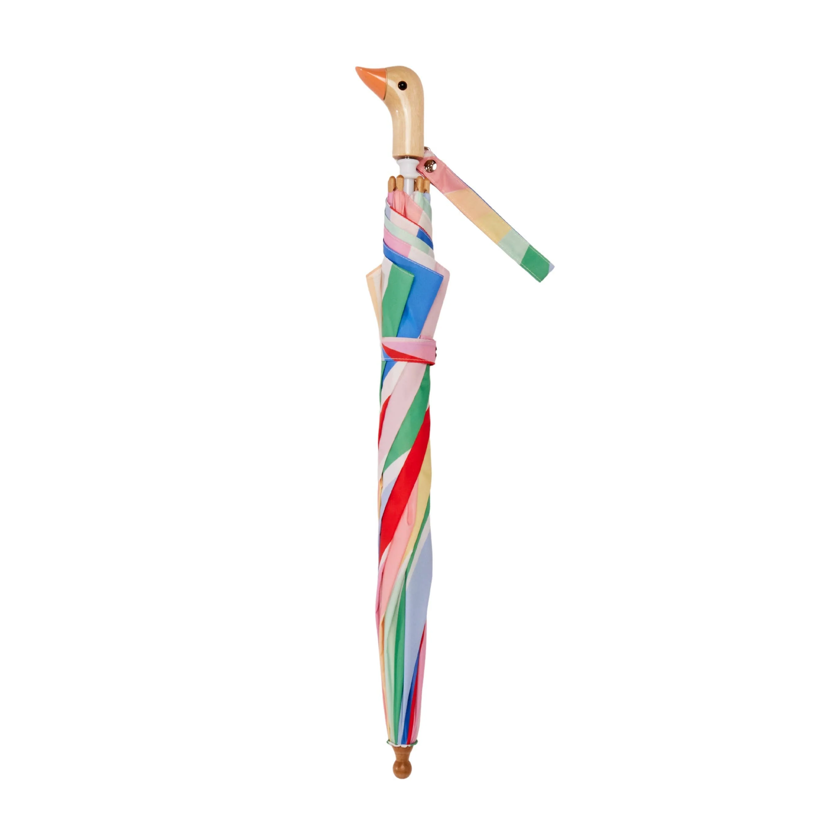 Duckhead Rainbow Stripes Kids Umbrella - Image 4