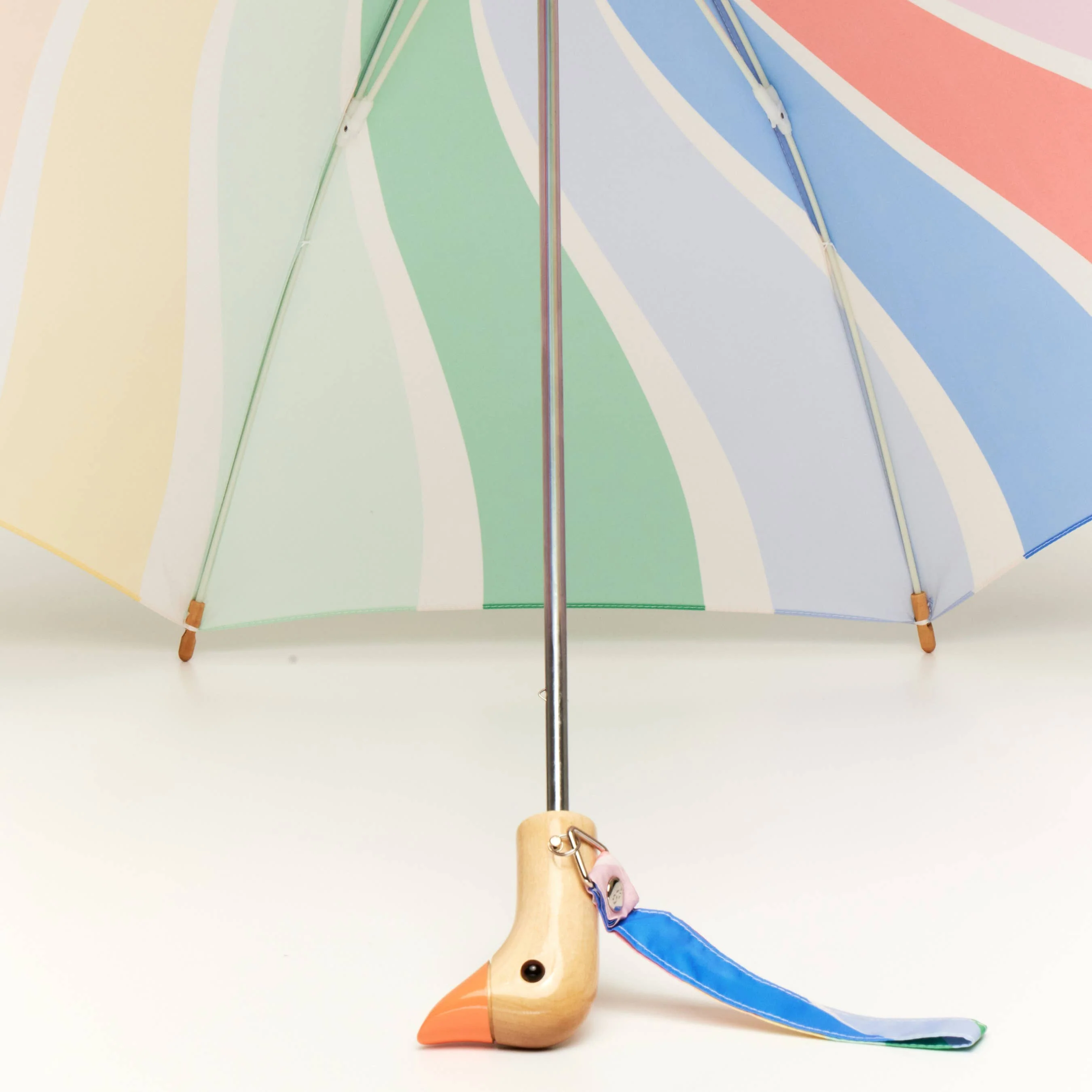 Duckhead Rainbow Stripes Kids Umbrella - Image 5