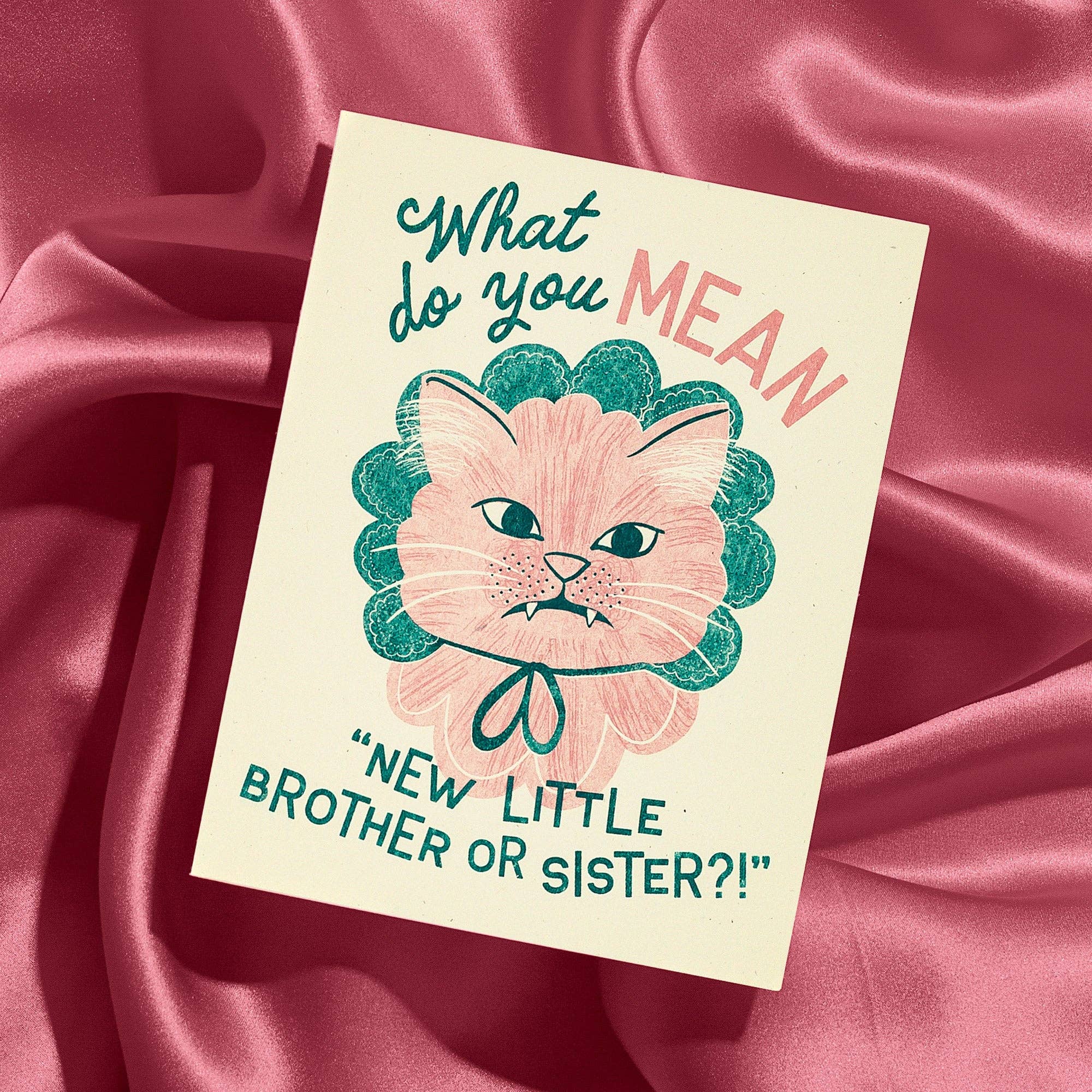 New Little Brother or Sister Baby Card - Image 2