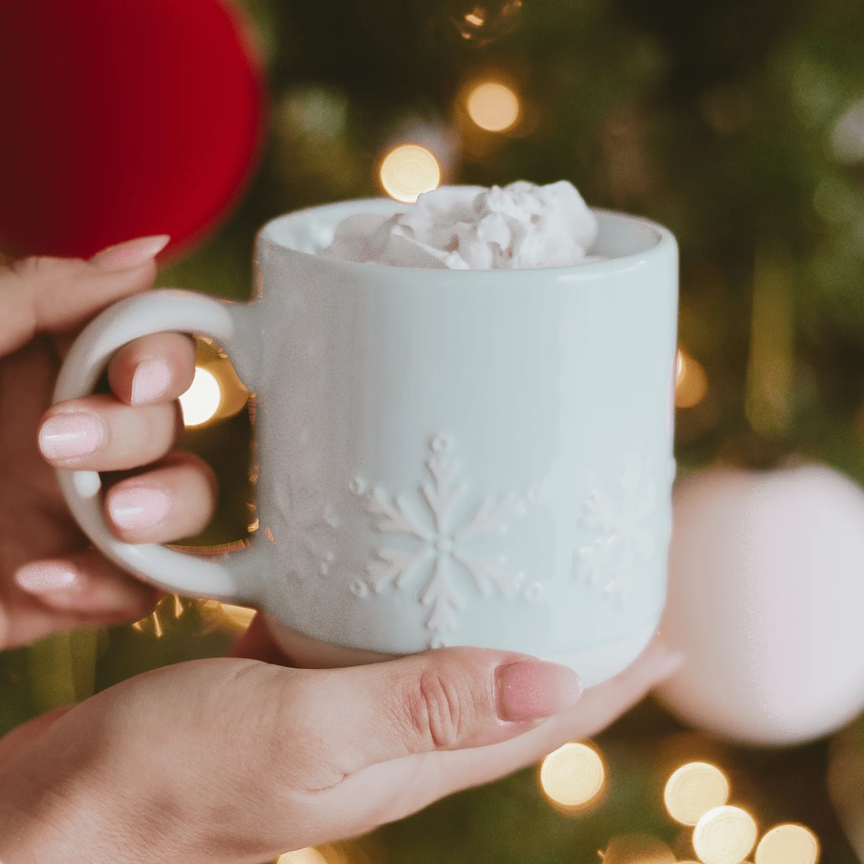 Snowflakes Stoneware Mug - Image 3