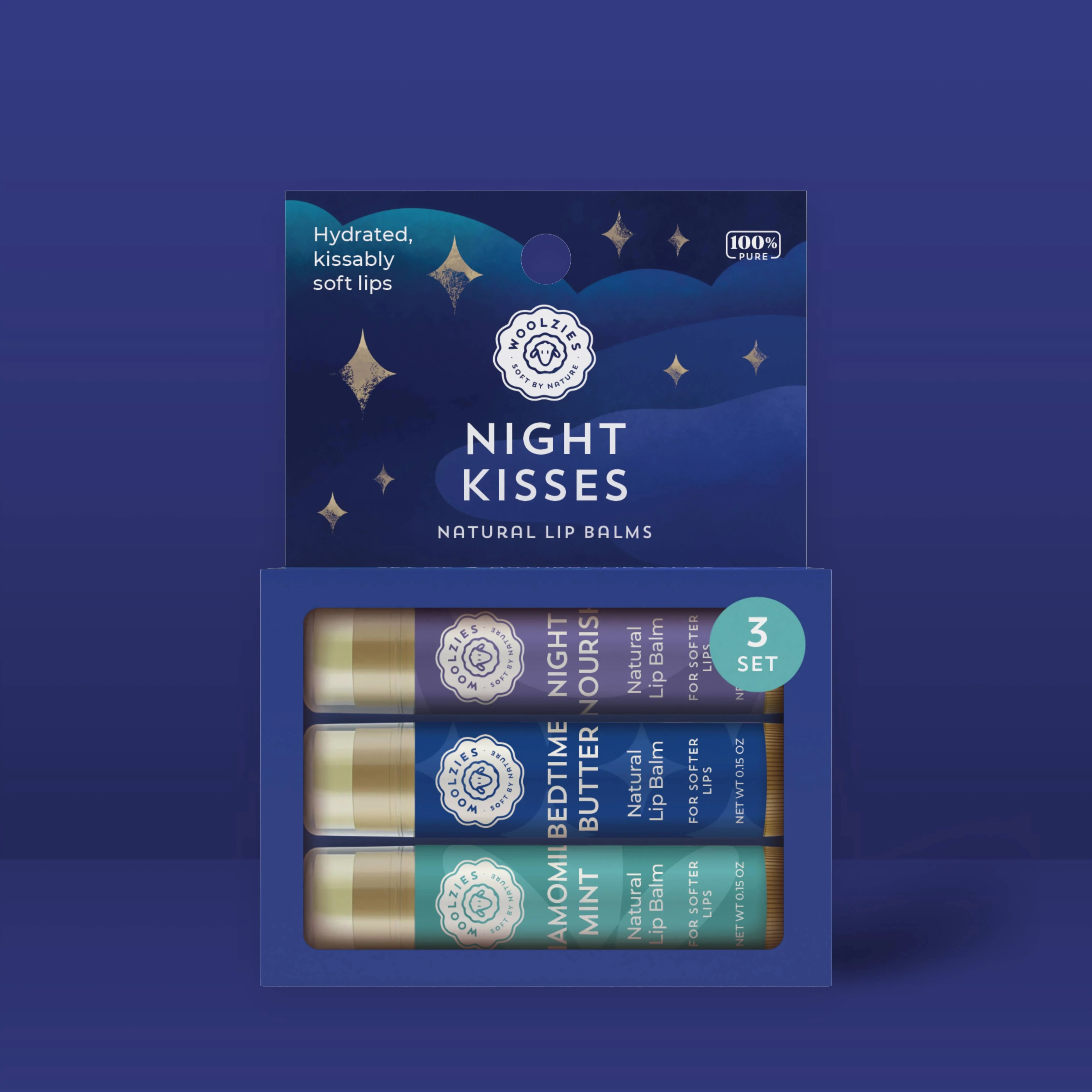 Night Kisses Lip Balm Set Of 3 - Image 2