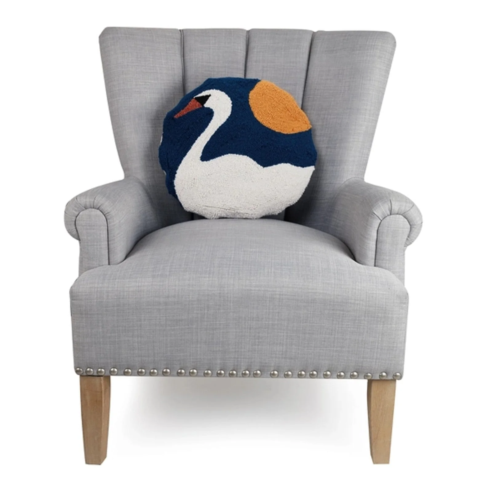 Night Swan Hook Pillow - Image 2