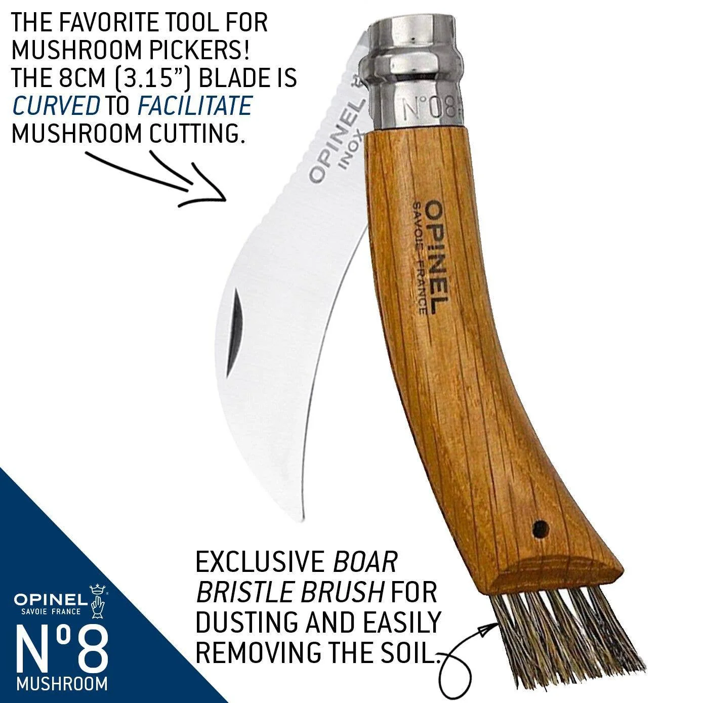 Oak Mushroom Knife + Sheath Gift Set - Image 2