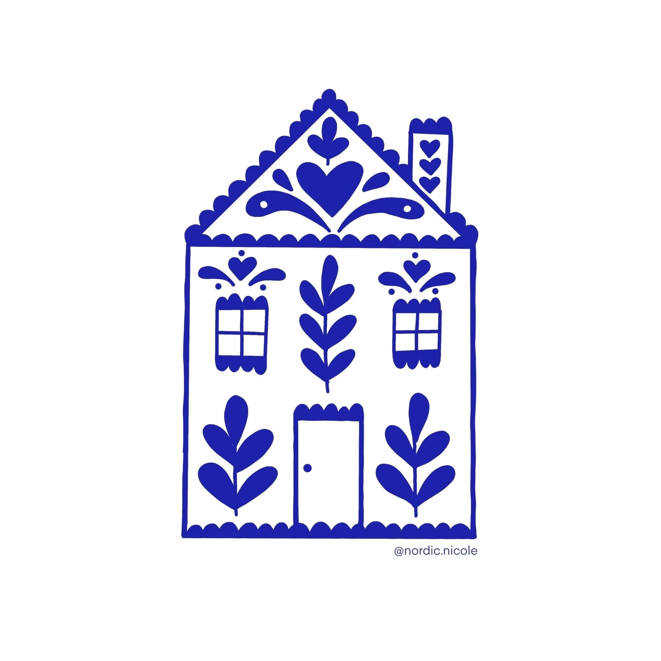 Nordic House Sticker - Image 2