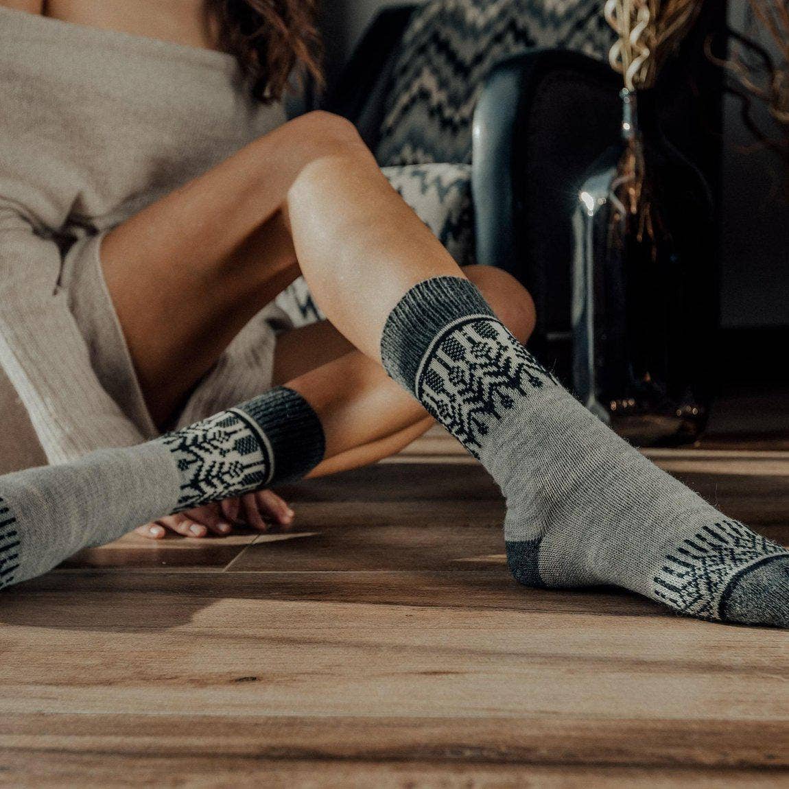 Yule Merino Wool Nordic Socks - Image 3
