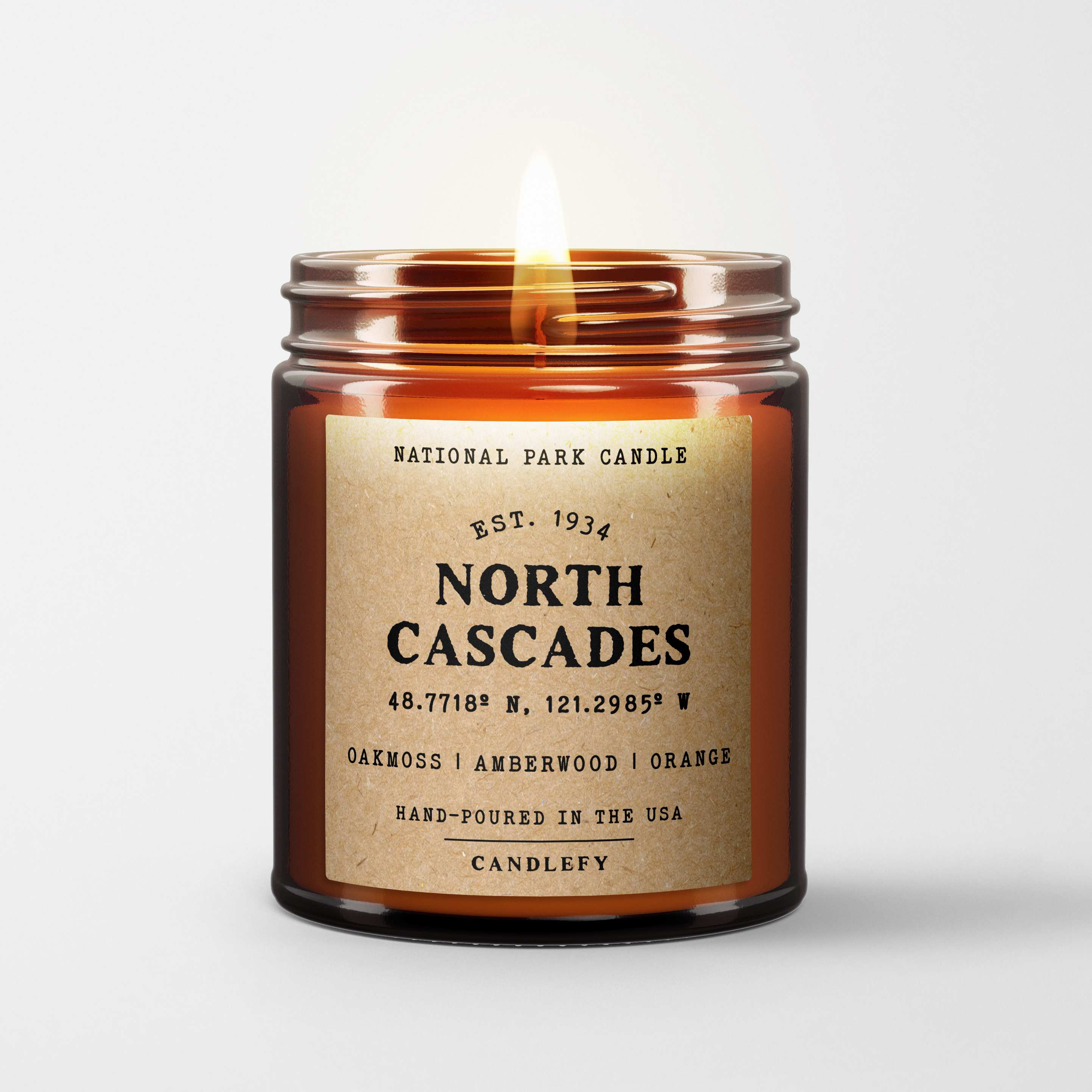 North Cascades National Park Candle - Image 3