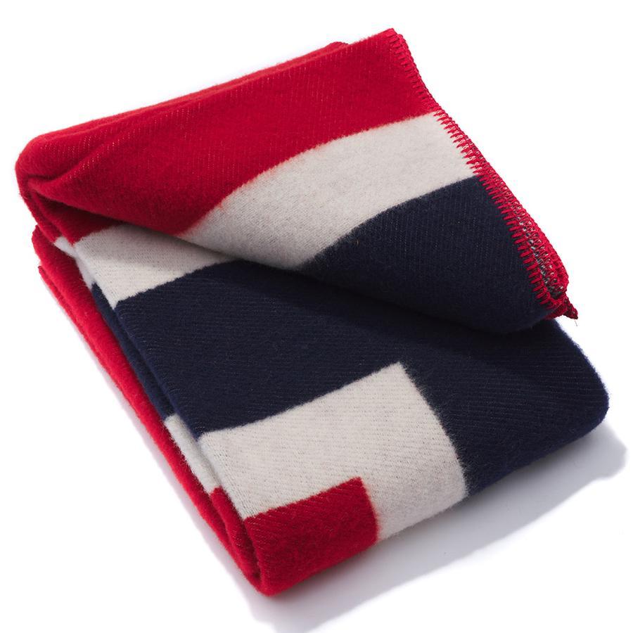 Norwegian Flag Wool Throw - Image 2
