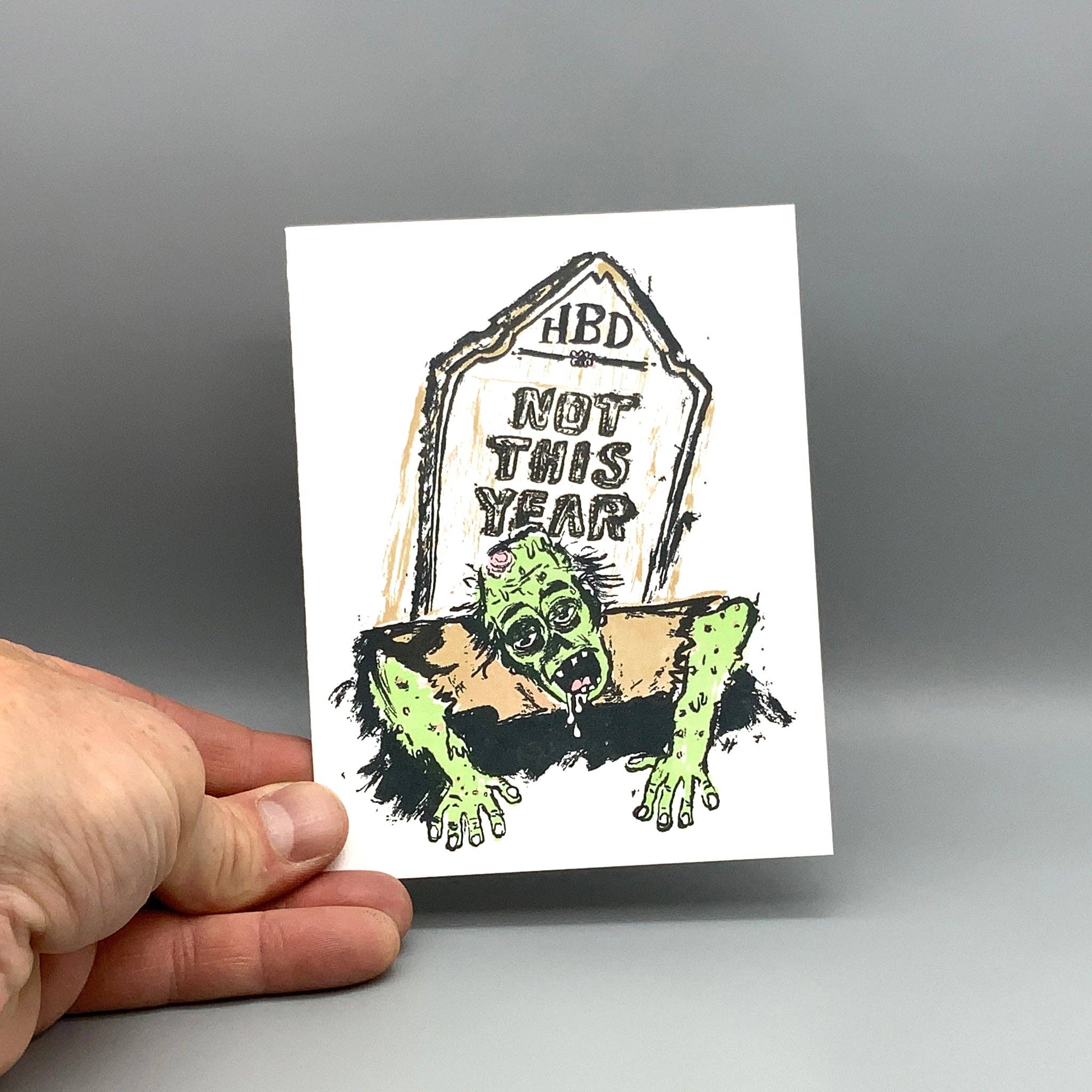 Not This Year Birthday card - Image 3