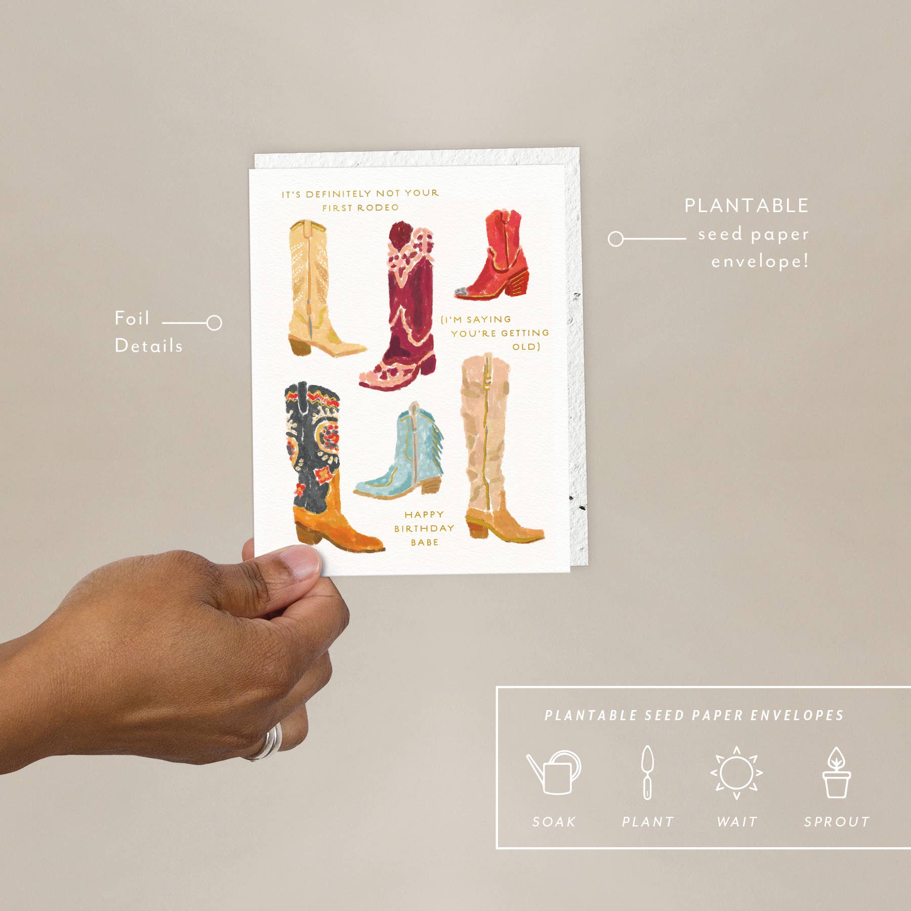 Not Your 1st Rodeo Birthday Card - Image 2
