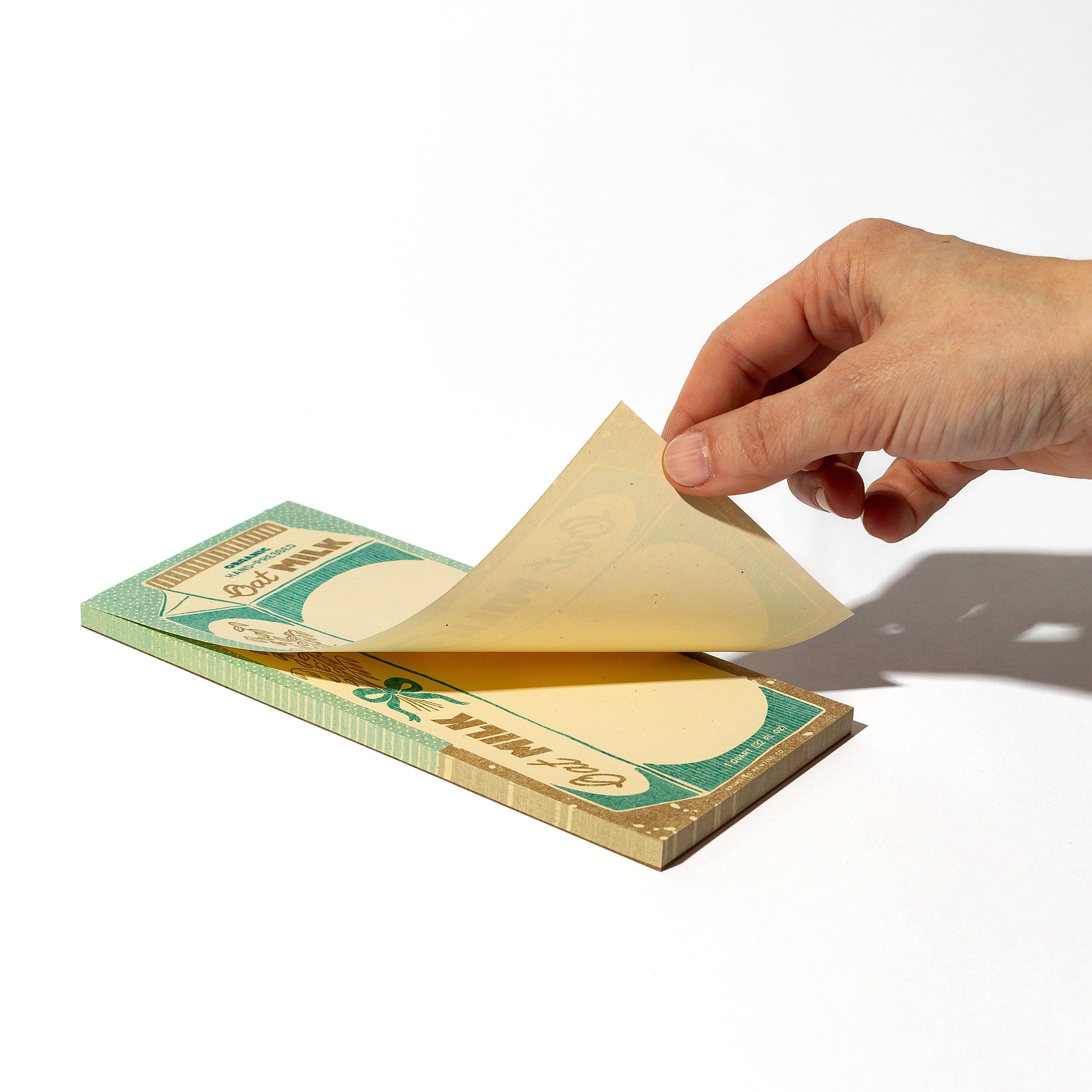 Oat Milk Risograph Notepad - Image 4