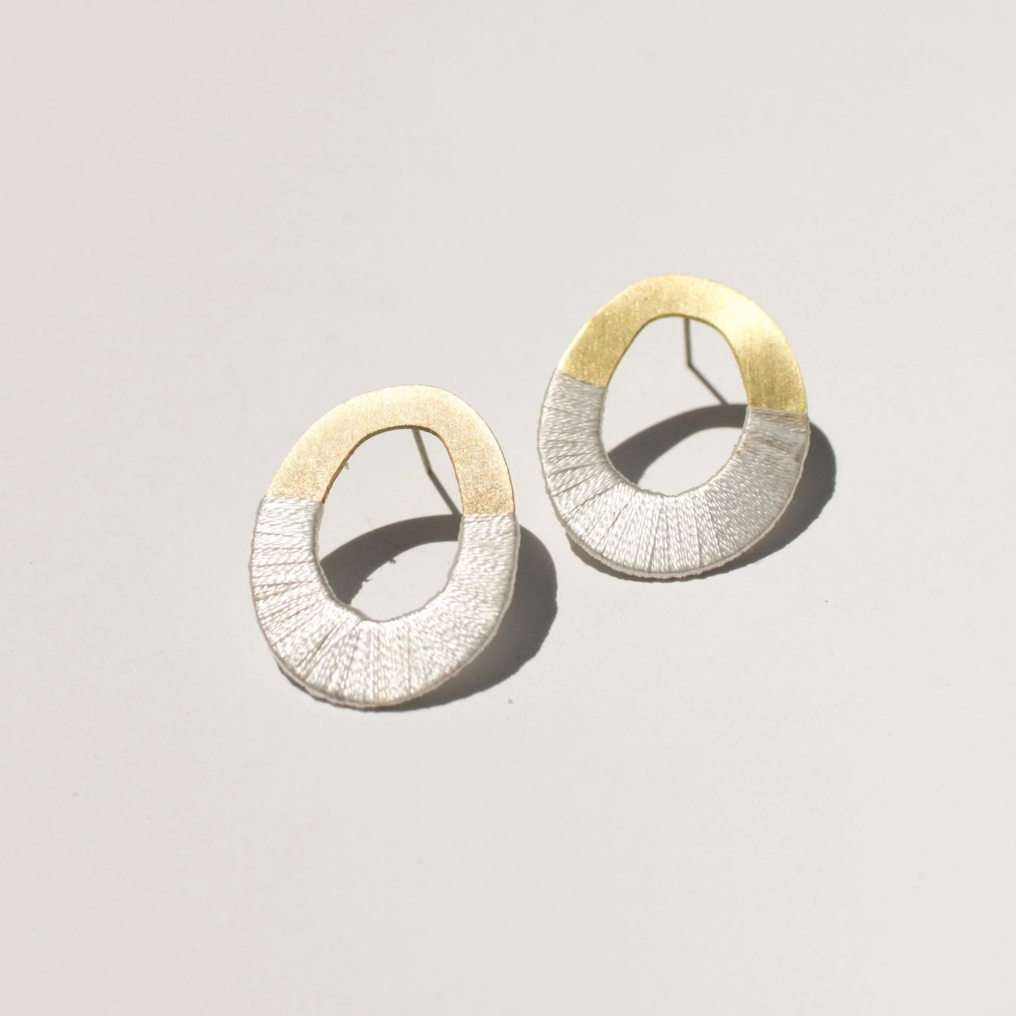 Oblong Oval Earrings - Image 3