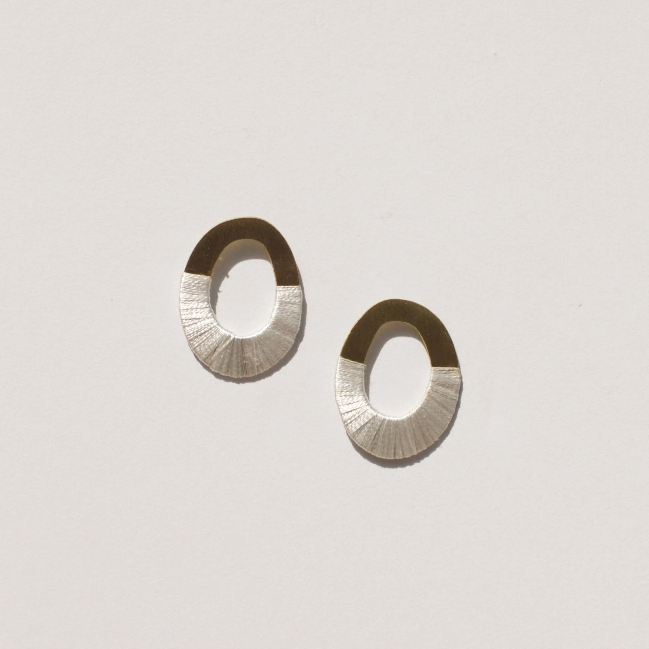 Oblong Oval Earrings - Image 5