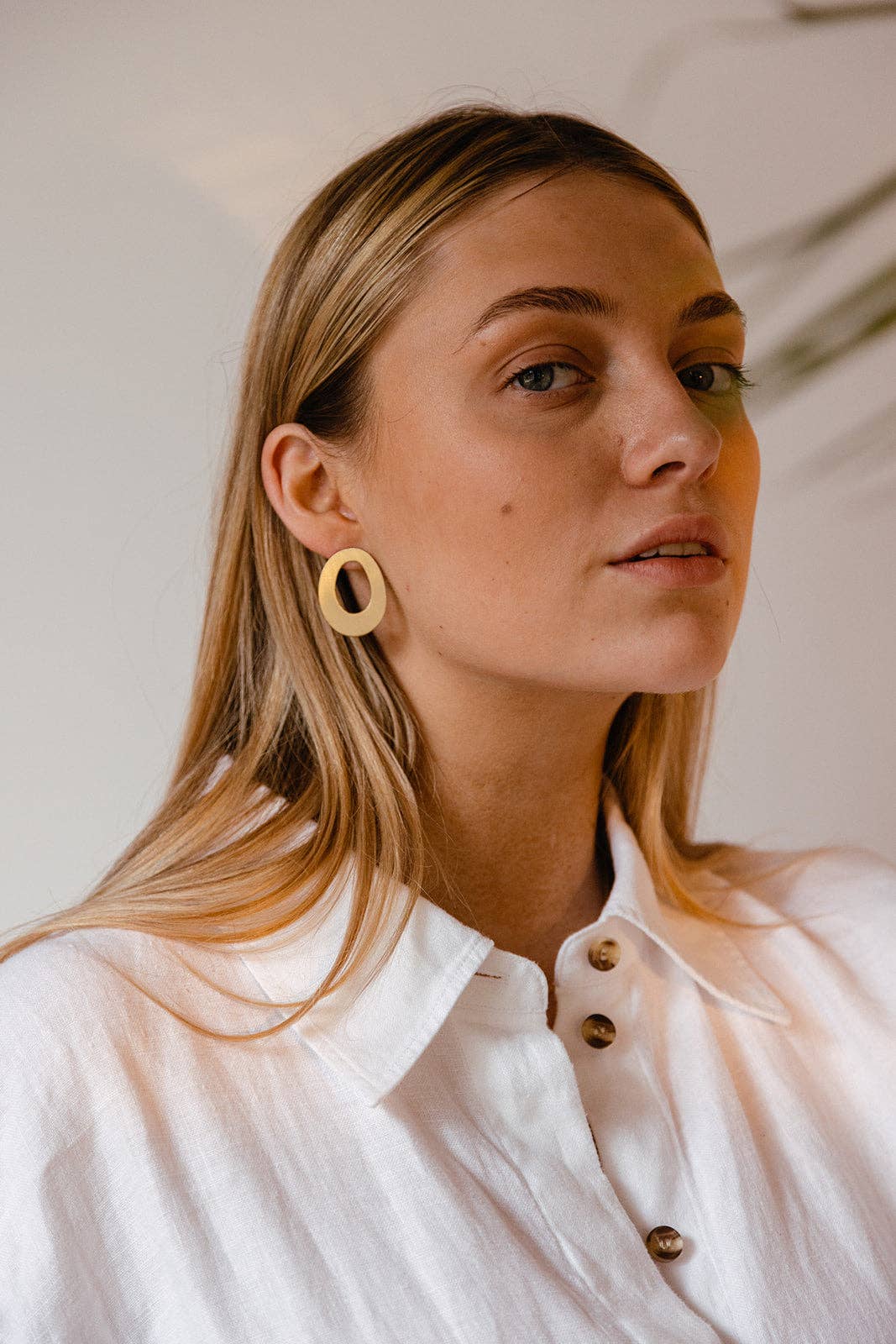 Oblong Oval Earrings - Image 7