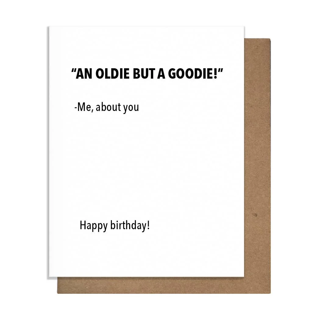 Oldie But Goodie Card