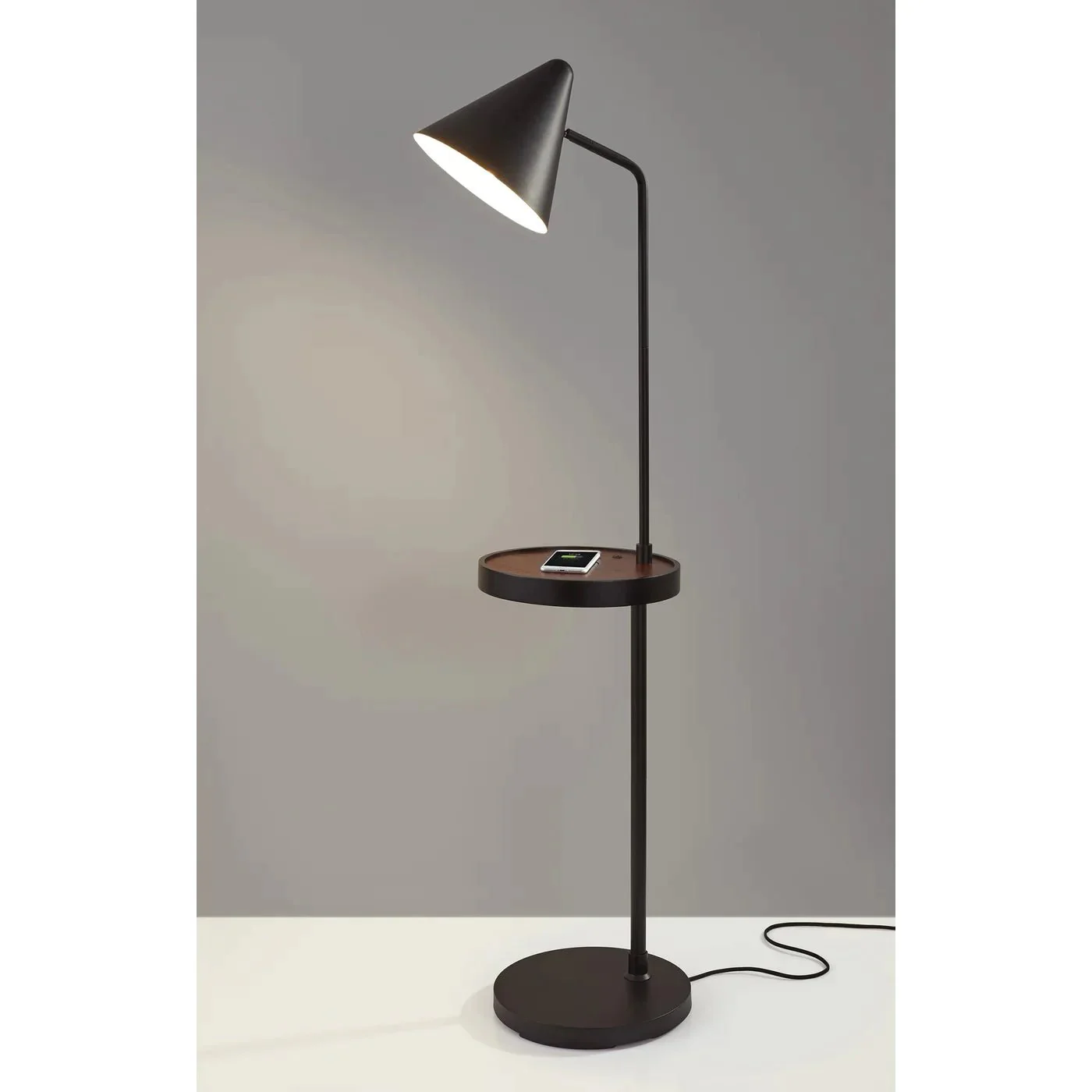 Oliver Charge Task Shelf Floor Lamp - Image 2