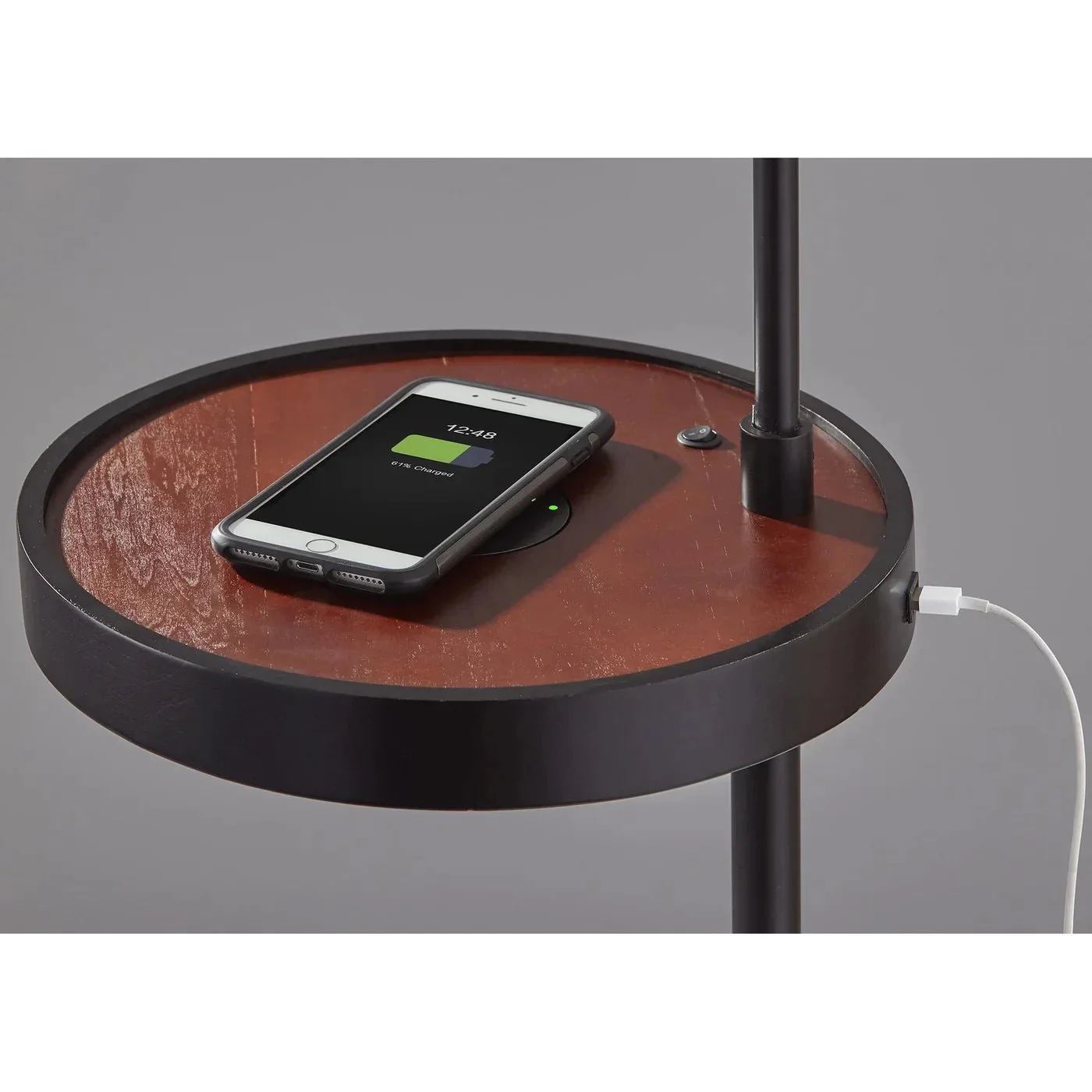 Oliver Charge Task Shelf Floor Lamp - Image 3