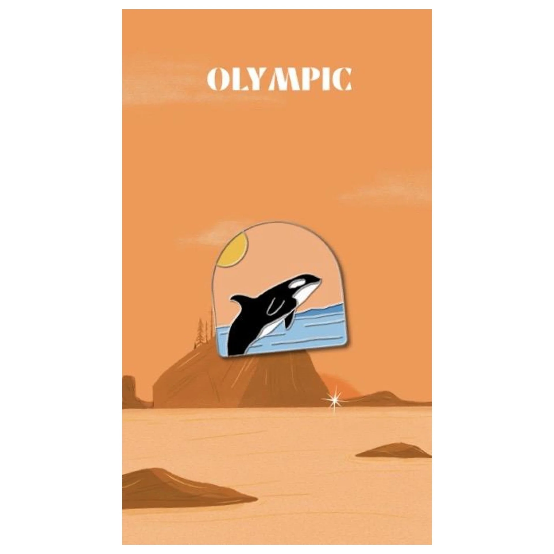 Olympic National Park Enamel Pin