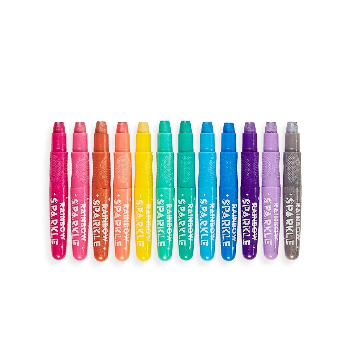 Rainbow Sparkle Metallic Gel Crayons - Image 2