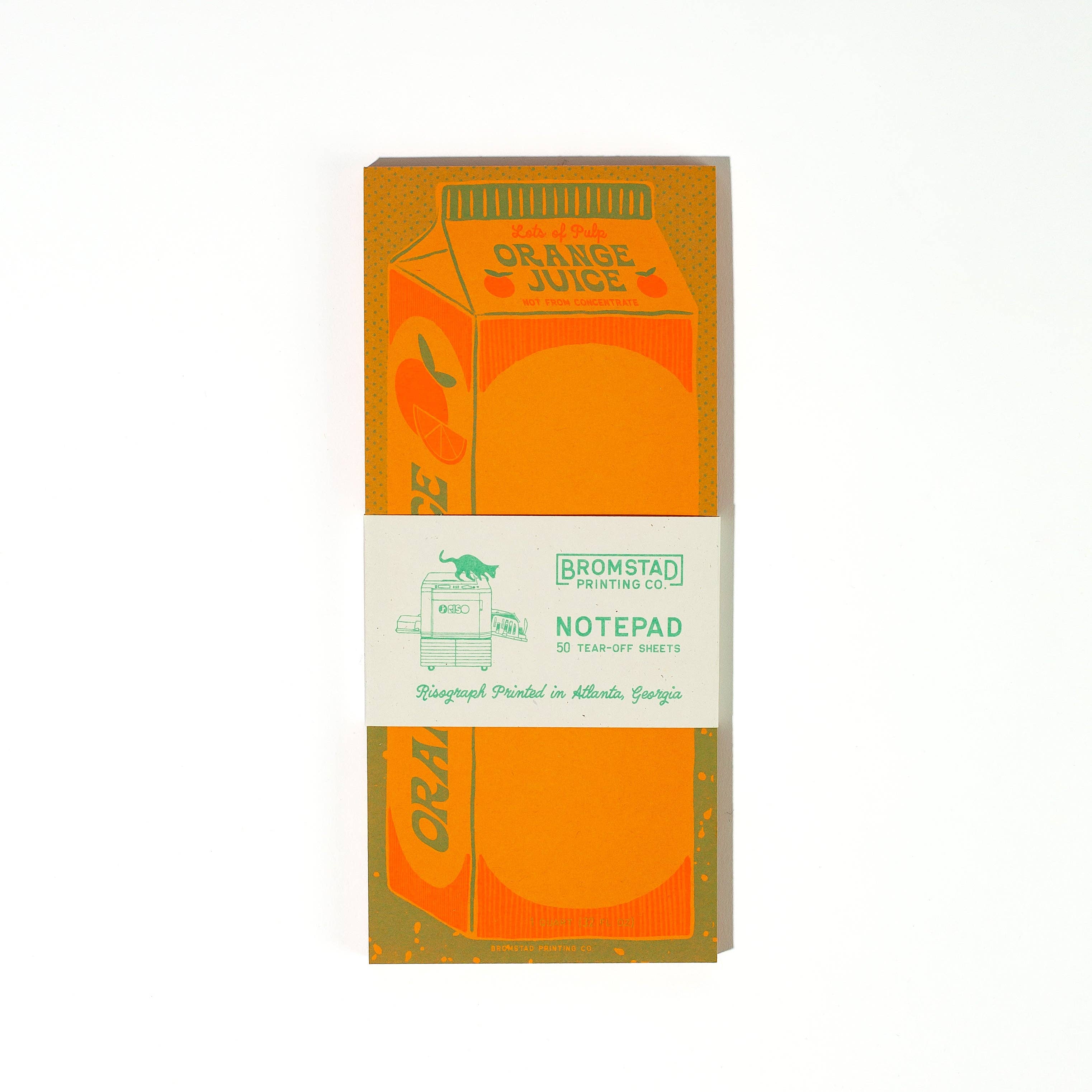 Orange Juice Risograph Notepad - Image 4