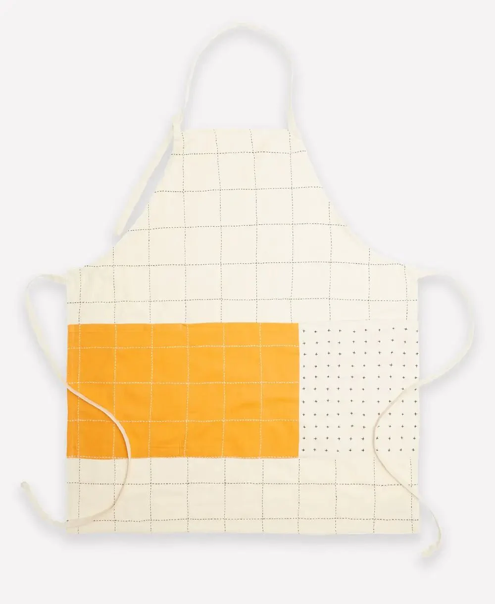 Organic Cotton Adjustable Bib Apron - Image 2