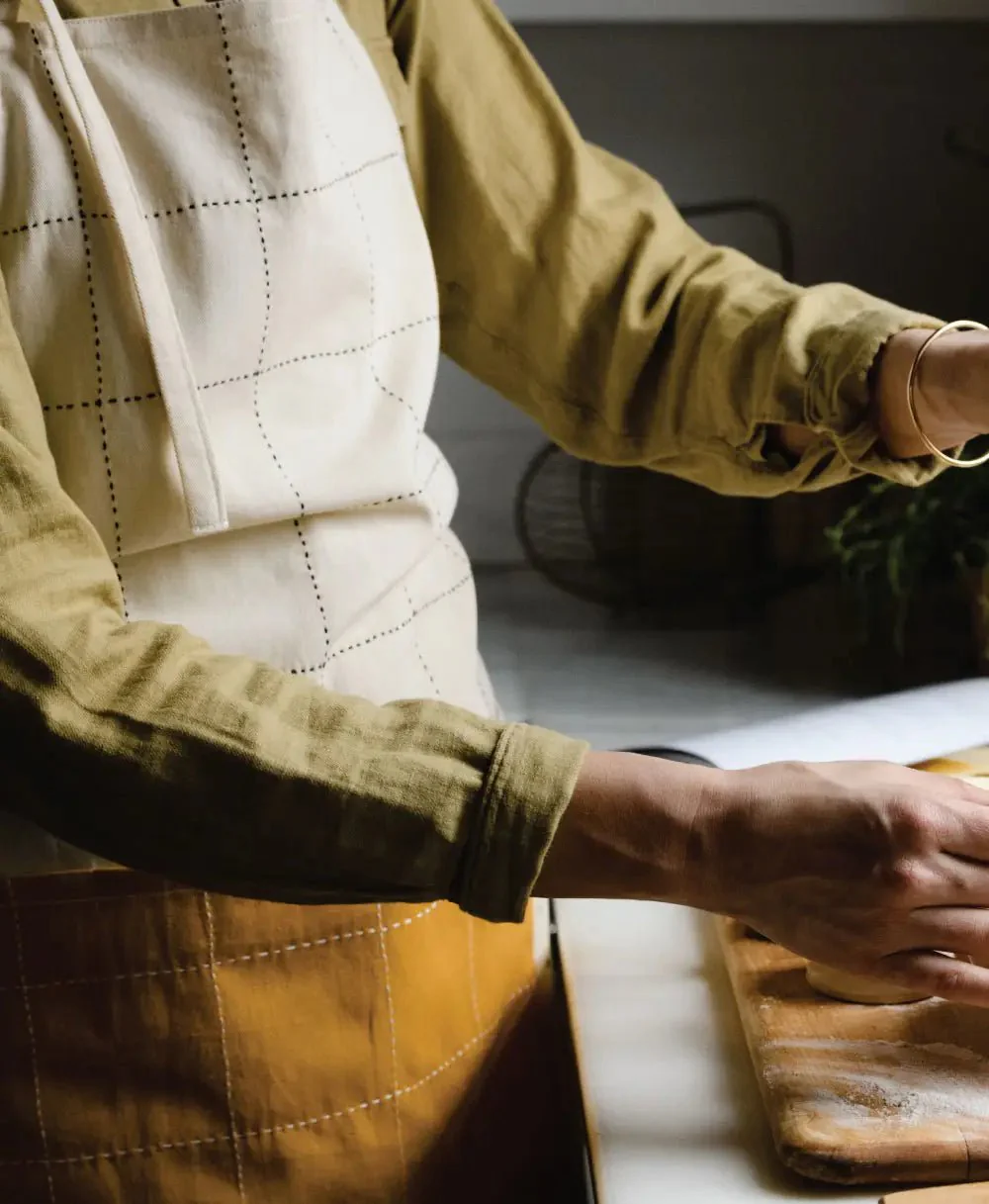 Organic Cotton Adjustable Bib Apron - Image 8