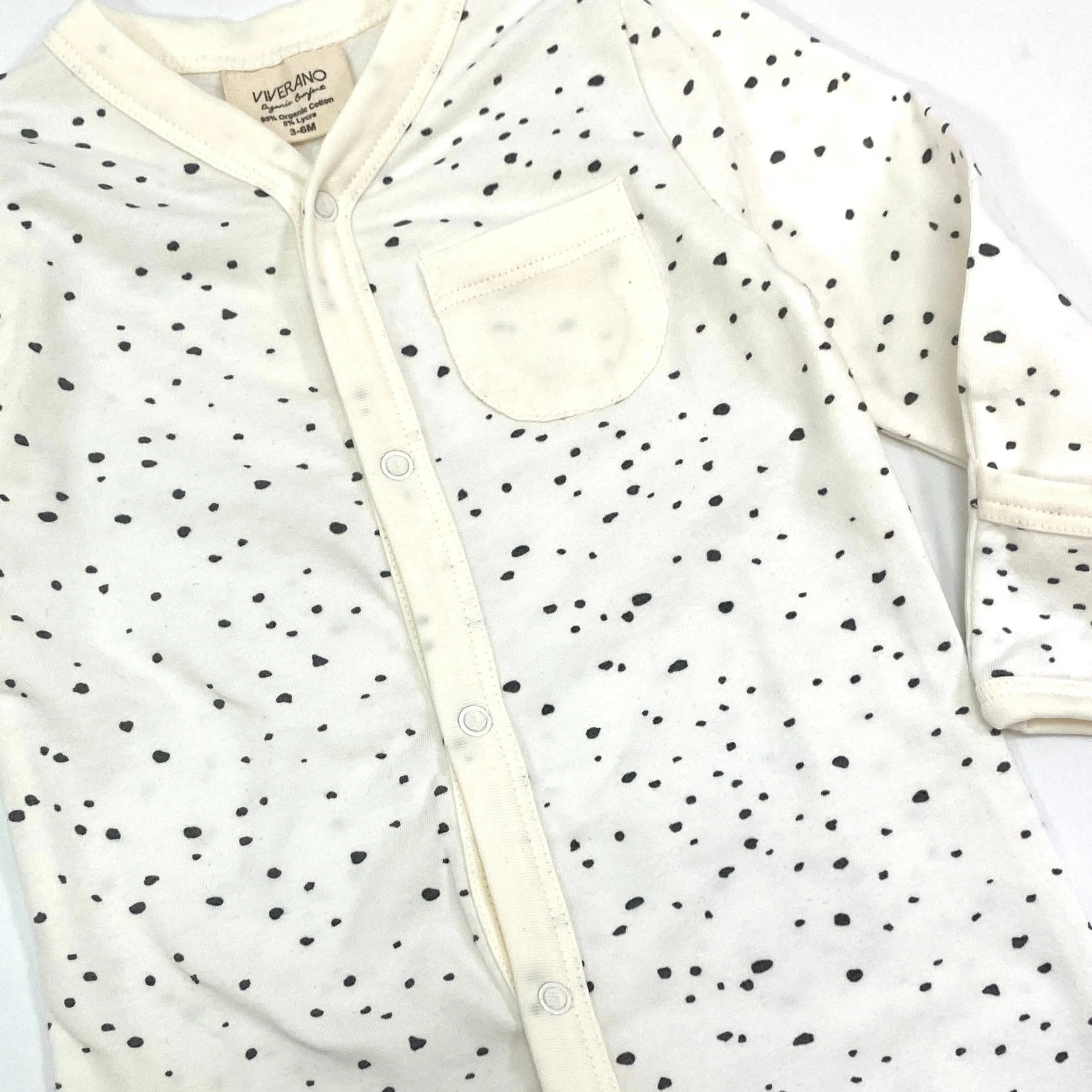 Pebble Print Coverall Romper