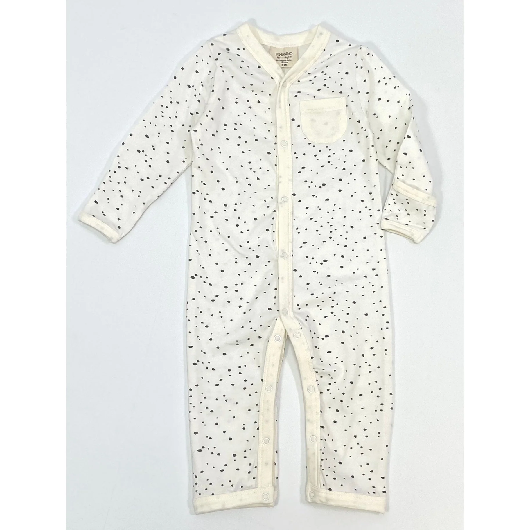 Pebble Print Coverall Romper - Image 2