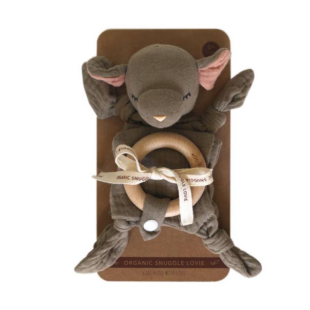 Organic Snuggle Lovie Blanket: Mouse