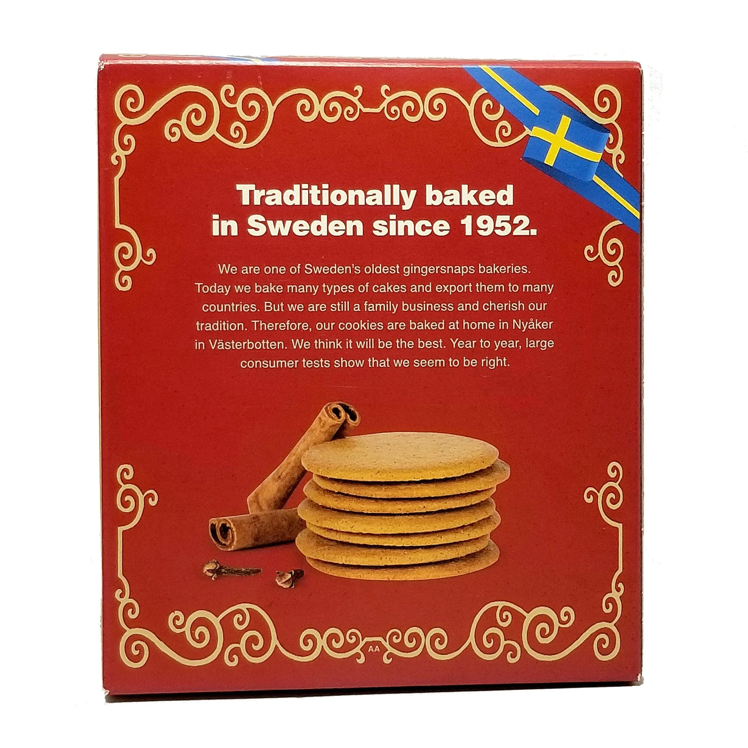 Nyakers Swedish Gingersnap Cookies Box - Image 3