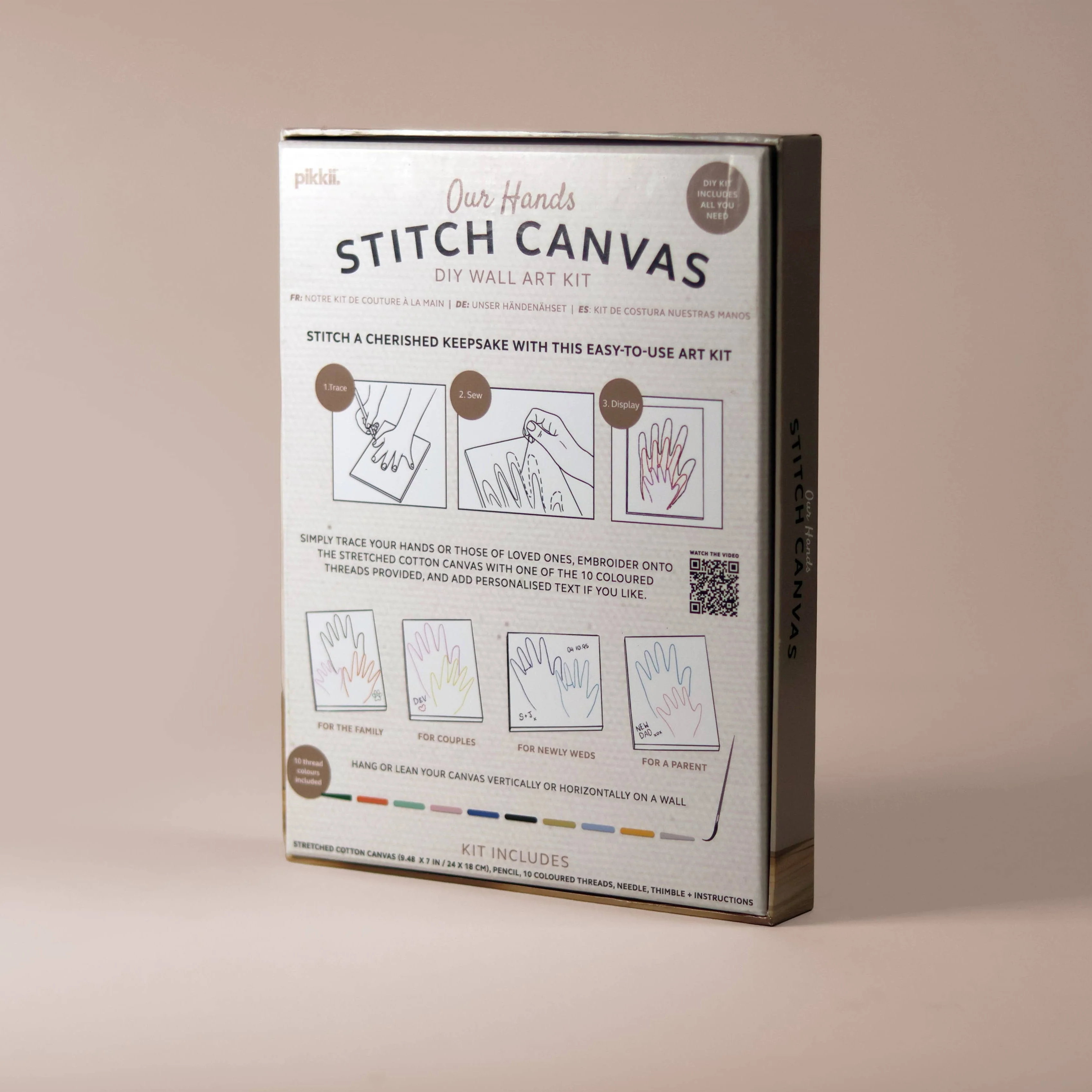 Our Hands Stitch Canvas Wall Art - Image 4