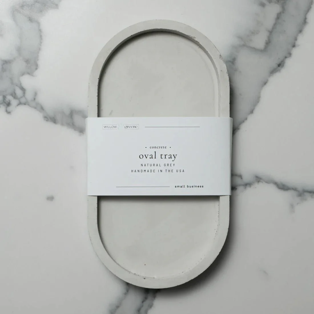 Oval Concrete Tray - Image 3