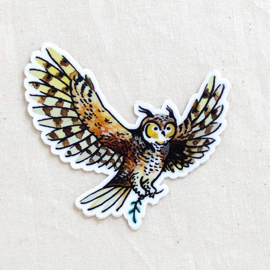 Owl Animal Vinyl Sticker