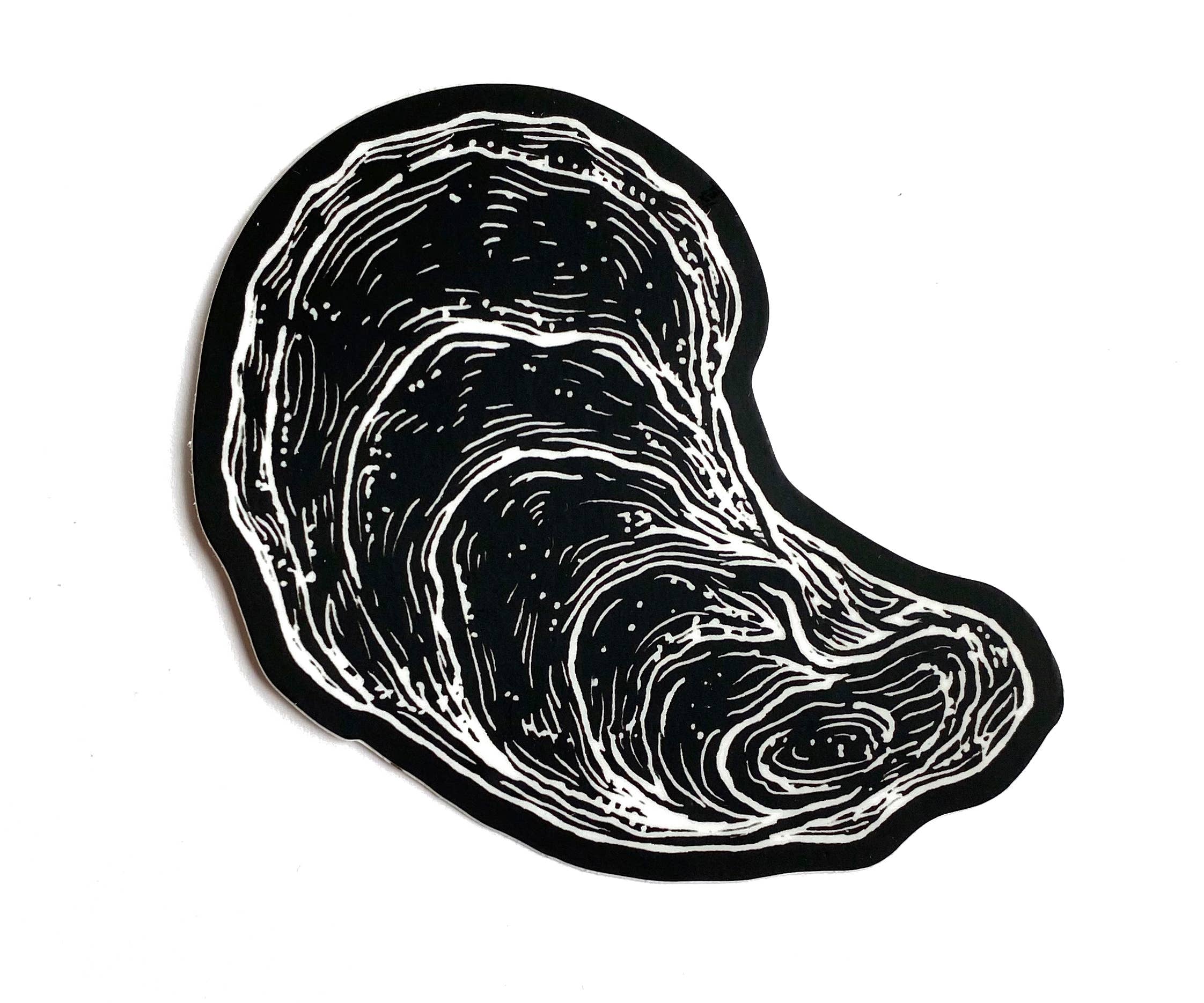 Oyster Sticker - Navy