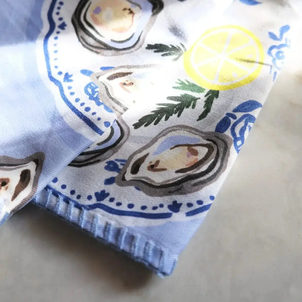 Oysters Cotton Tea Towel - Image 2