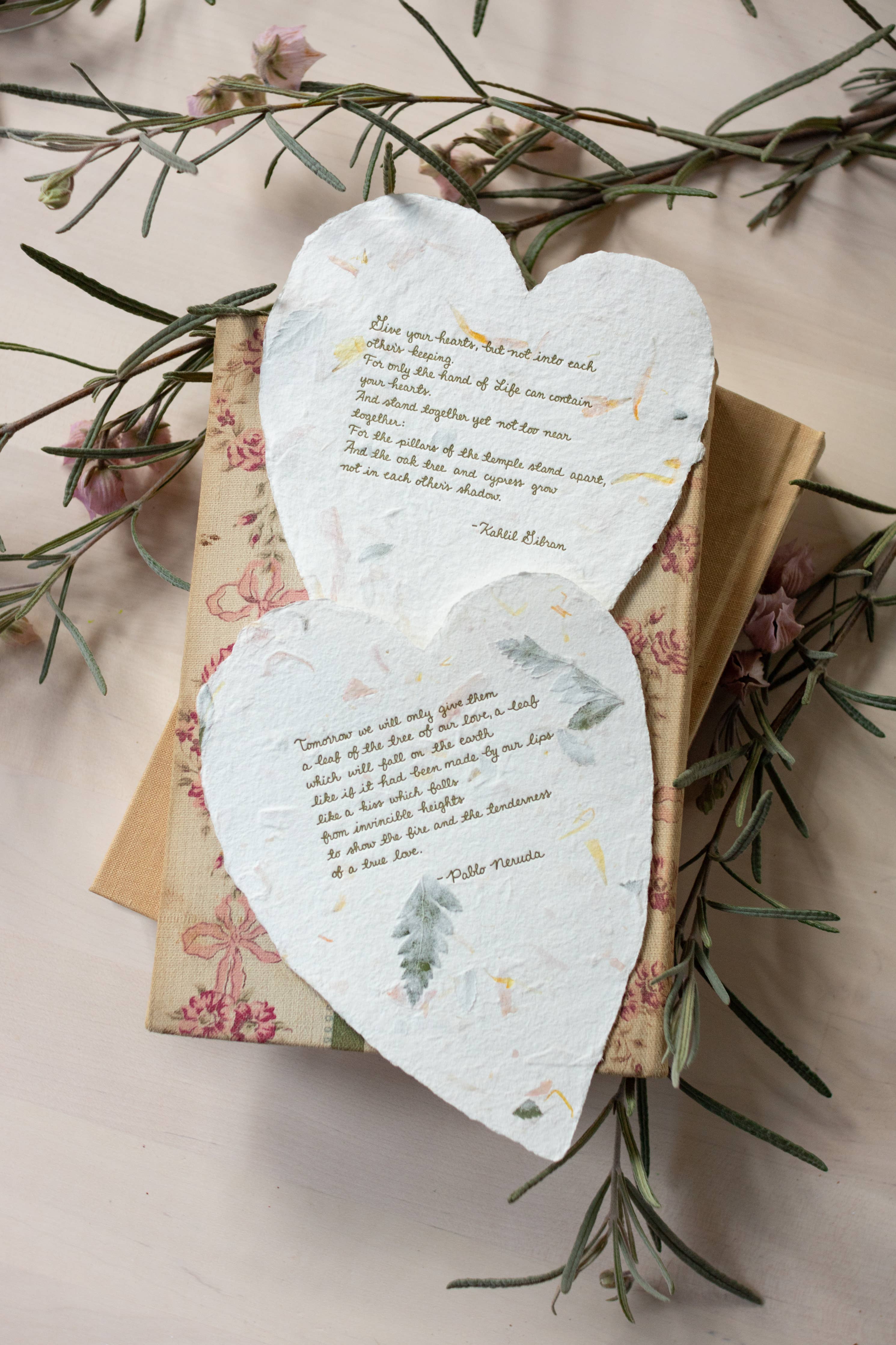 Pablo Neruda Poem Heart & Love Card - Image 2