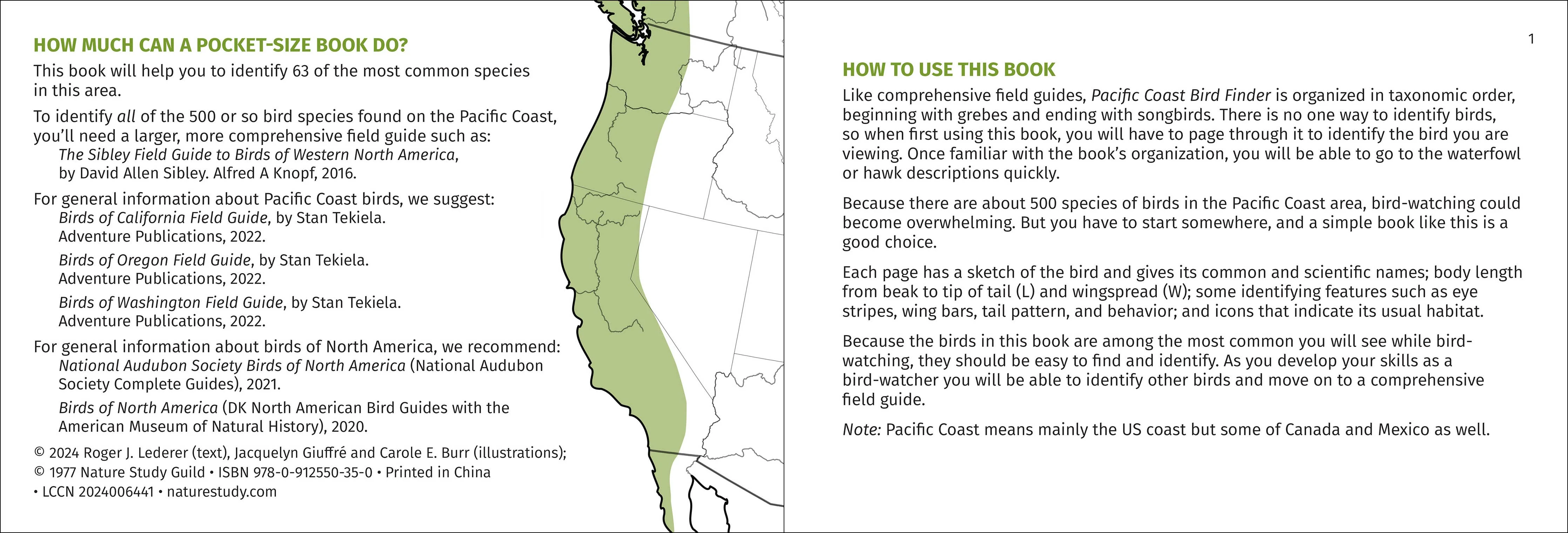 Pacific Coast Bird Finder Pocket Guide - Image 3