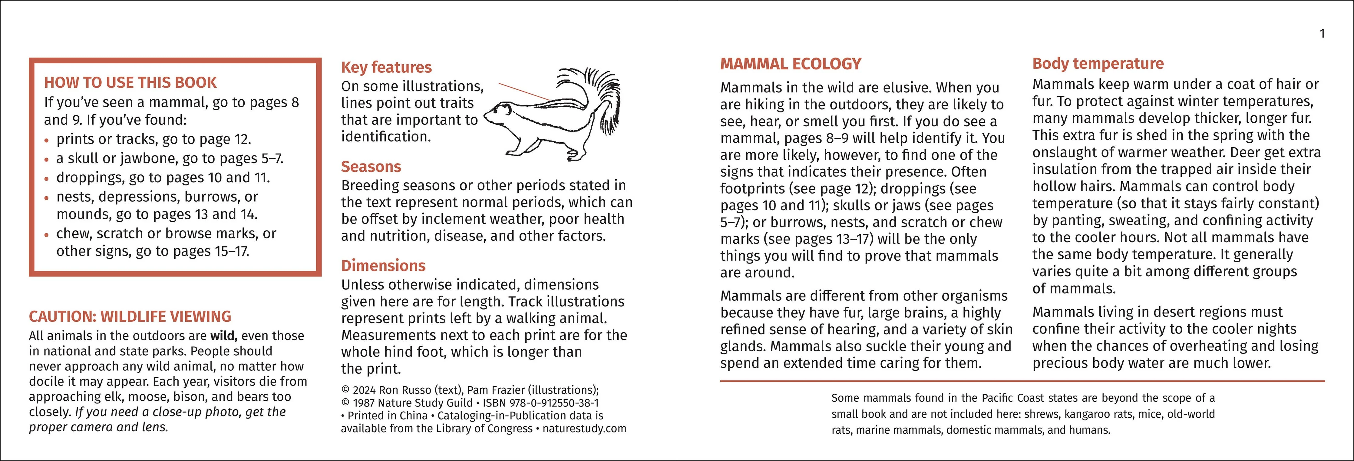 Pacific Coast Mammal Finder Pocket Guide - Image 12