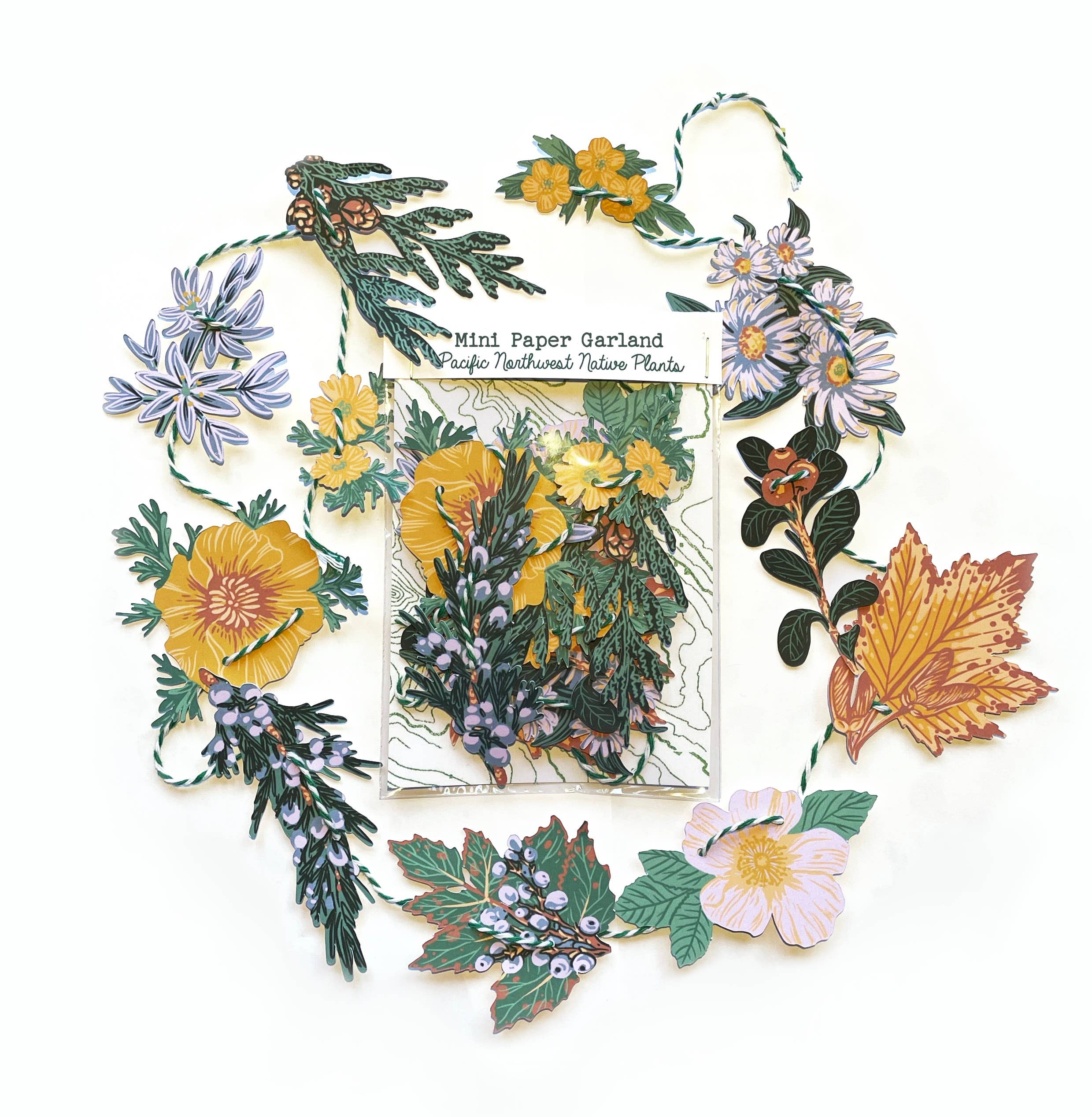 PNW Native Plants Mini Garland - Image 2