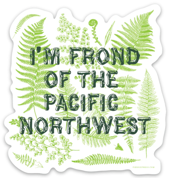 Pacific Northwest Fern Sticker - Image 2