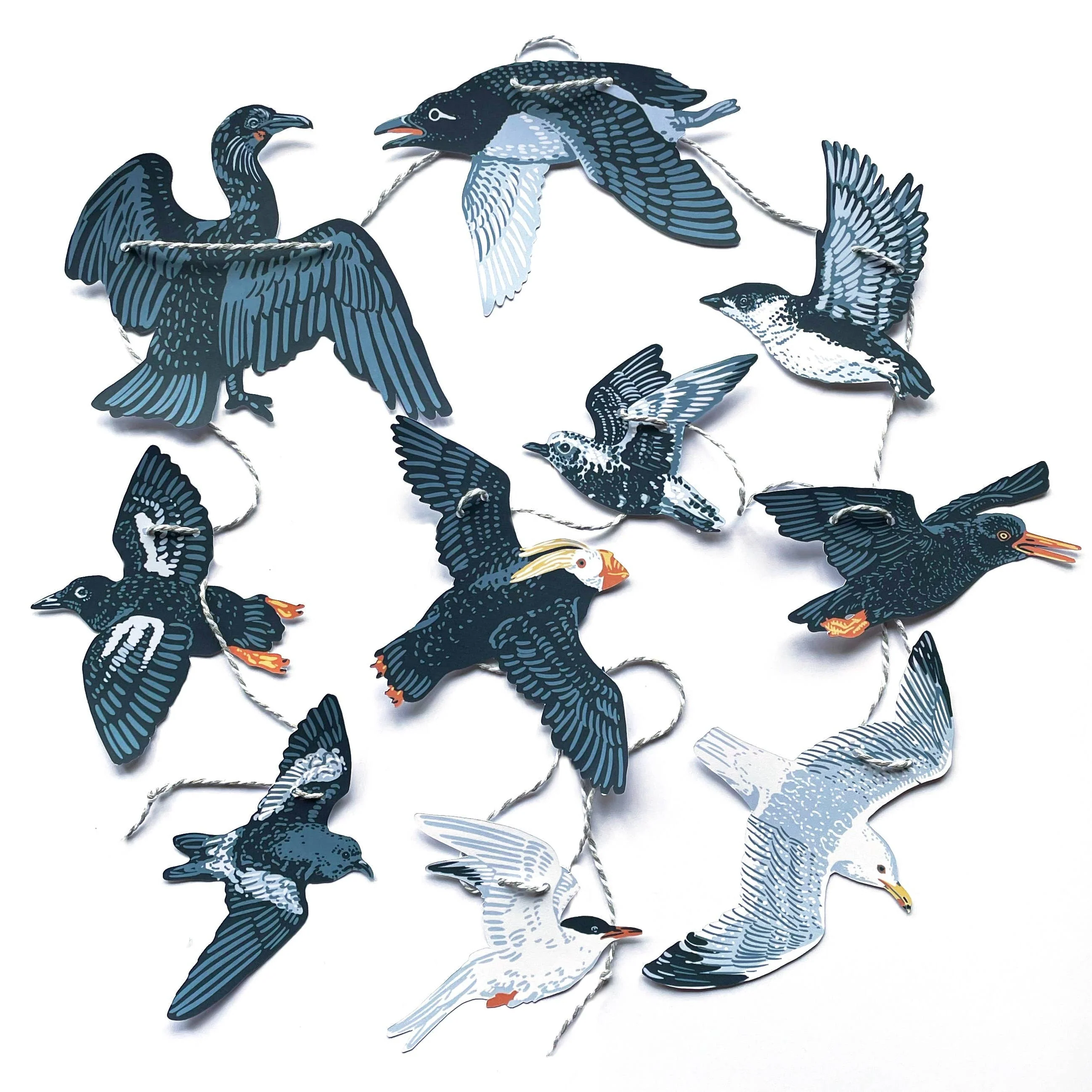 PNW Sea Birds Garland - Image 2