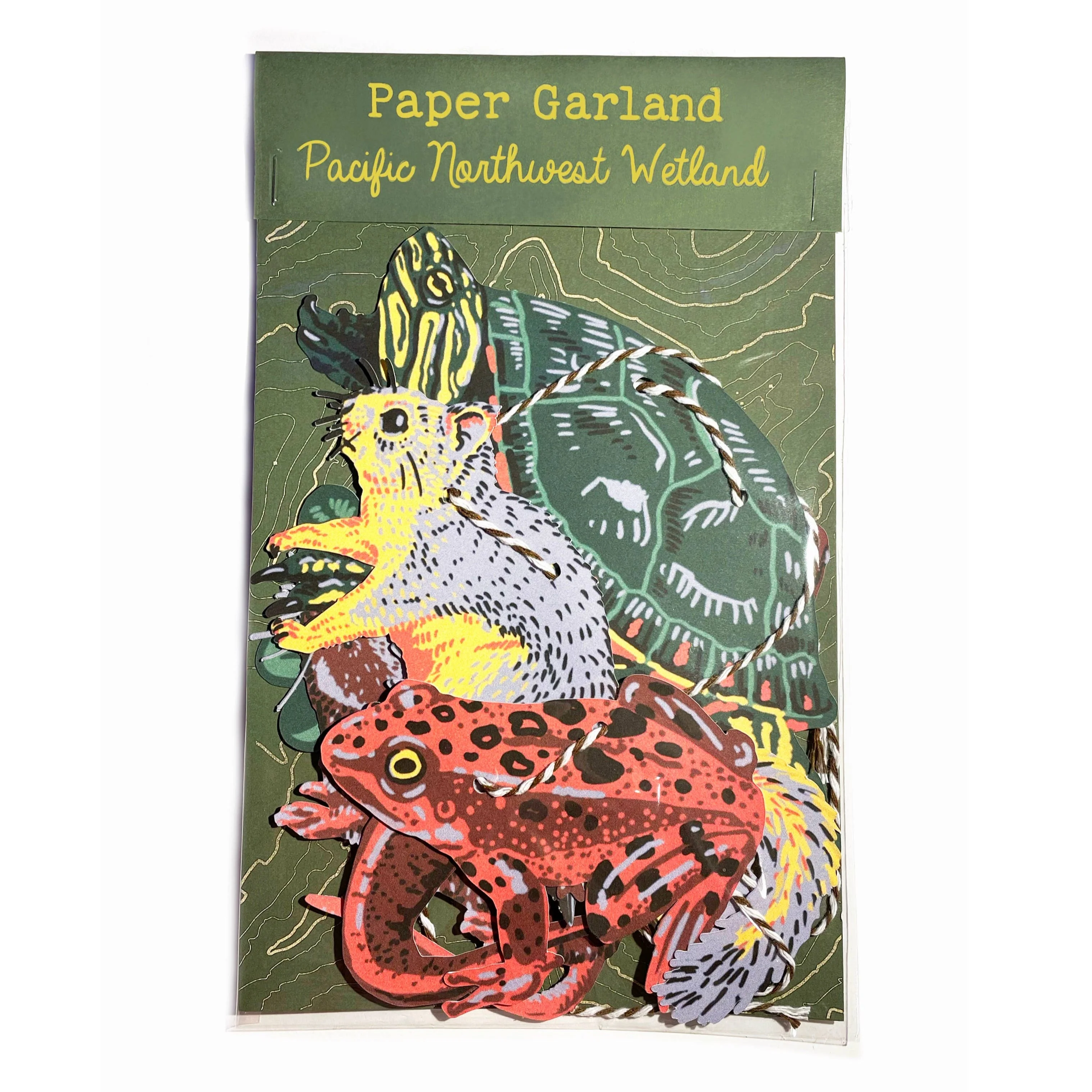 Pacific Northwest Wetland Paper Garland - Image 2