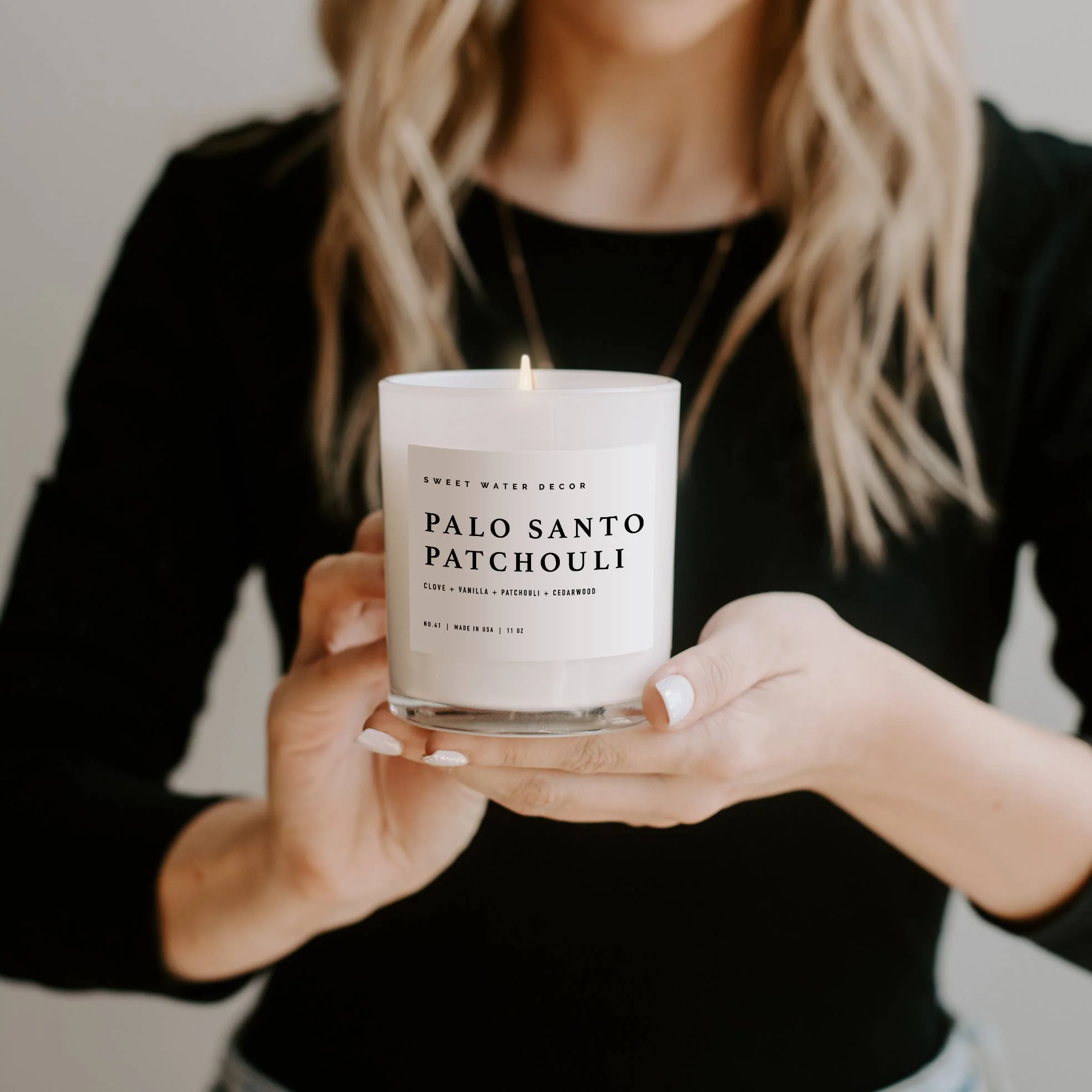 Palo Santo Patchouli Candle - Image 2