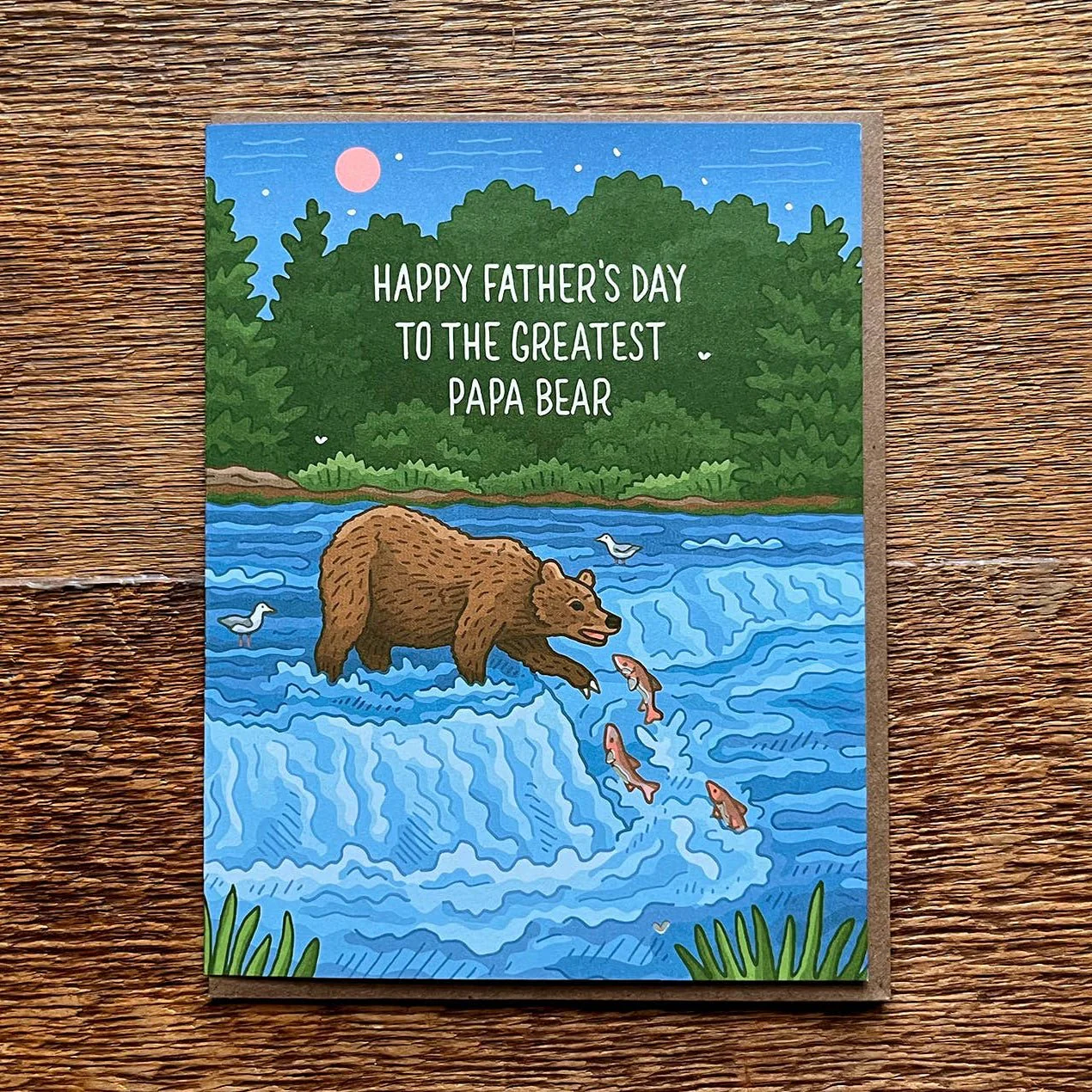 Papa Bear Father's Day Card